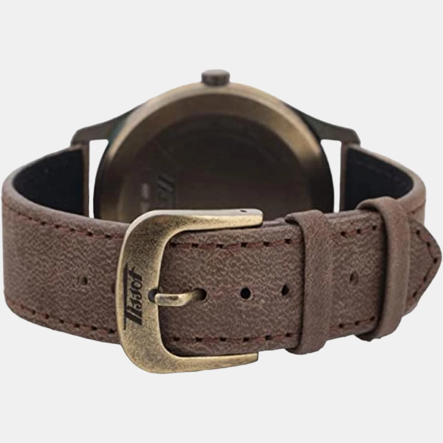 Heritage Visodate Men Analog Leather Watch T1184103605700 - Image 4