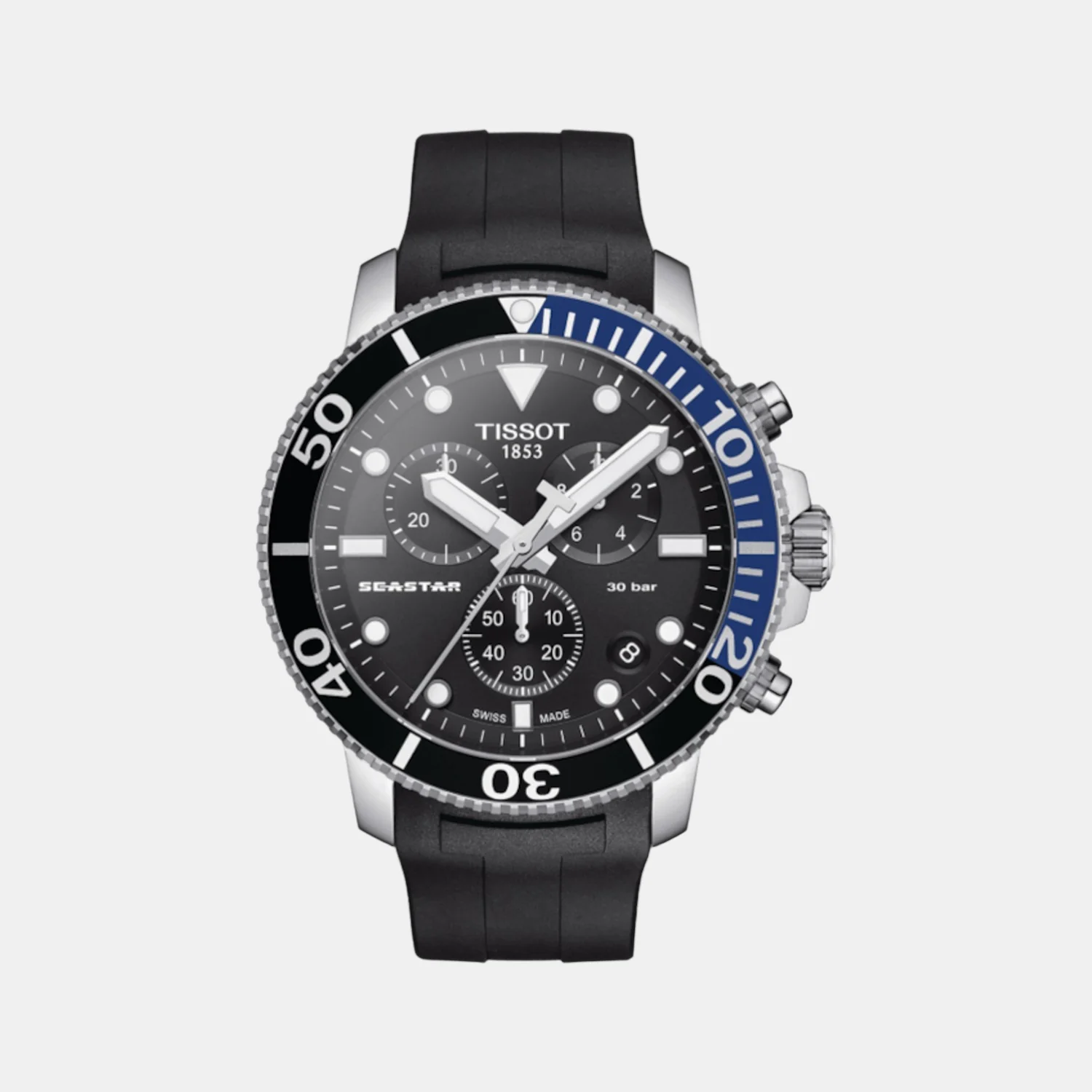 Seastar Men Silicon Chronograph Watch T1204171705102