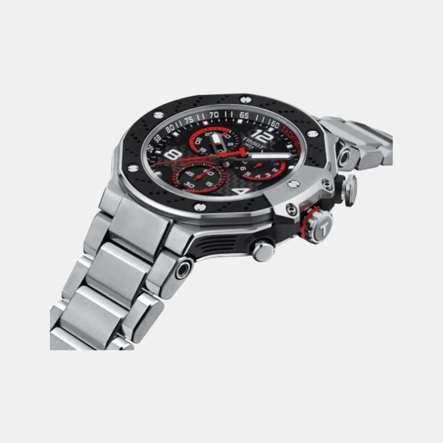 T-Race Men Stainless Steel Chronograph Watch T1414171105700 - Image 3