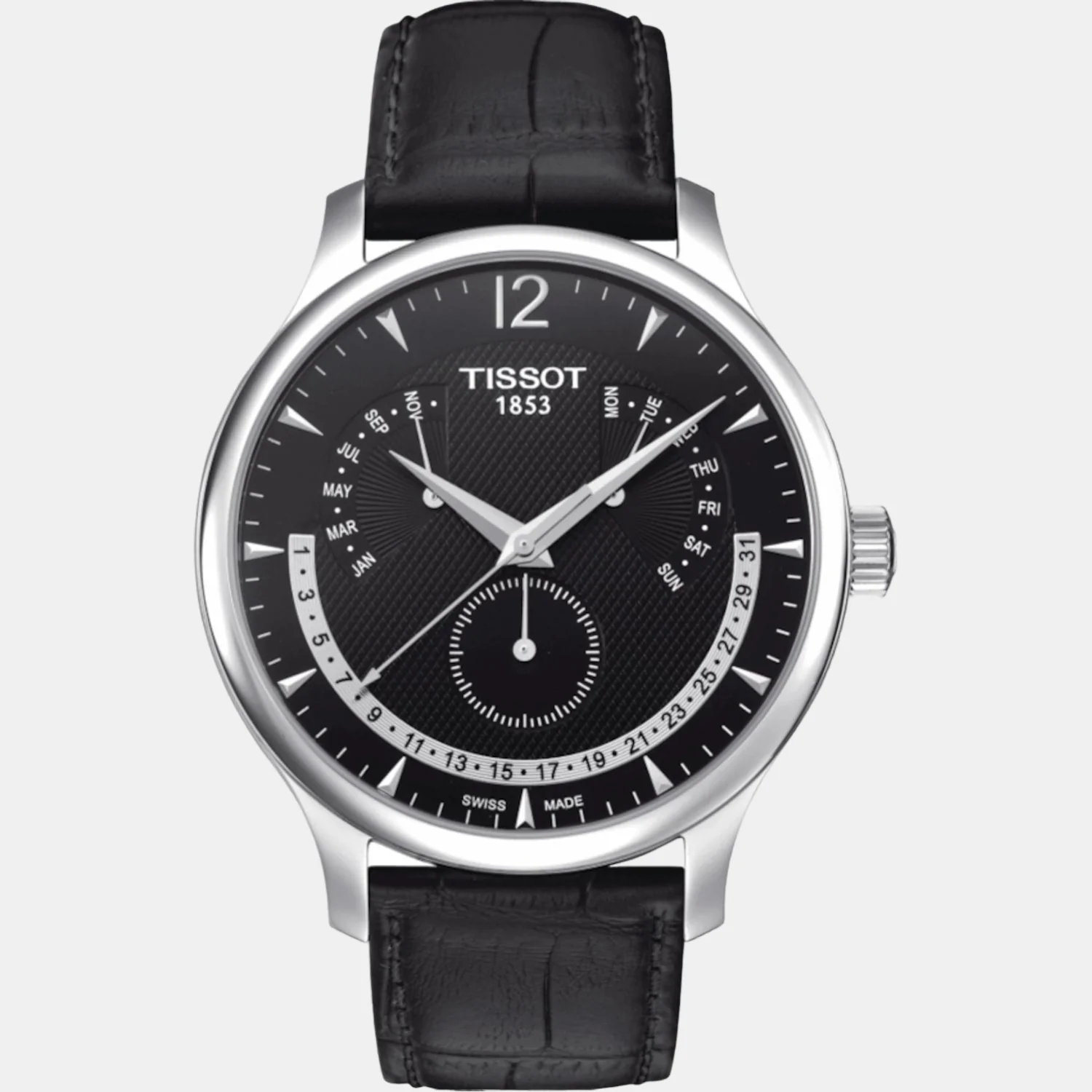 Tradition Men Chronograph Leather Watch T0636371605700 - Image 2