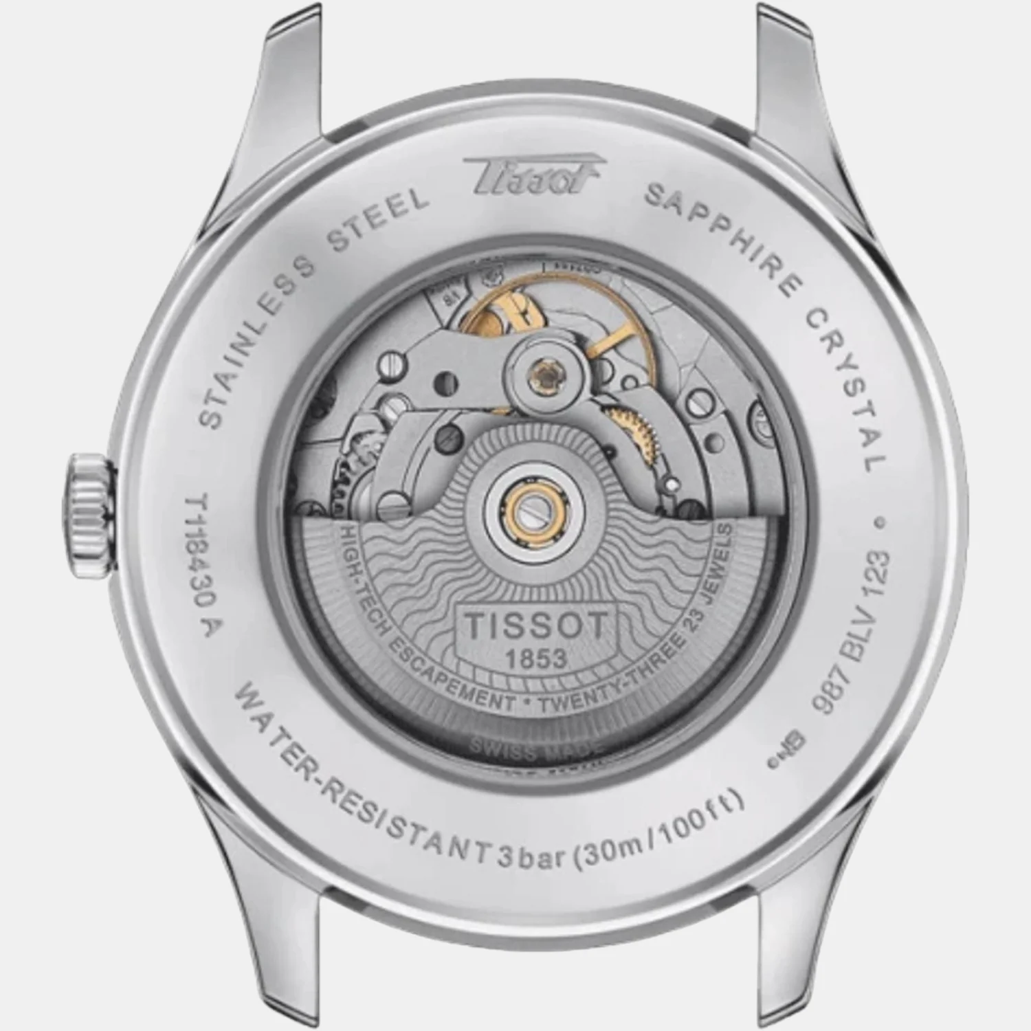Heritage Visodate Men Analog Leather Watch T1184301605100 - Image 3
