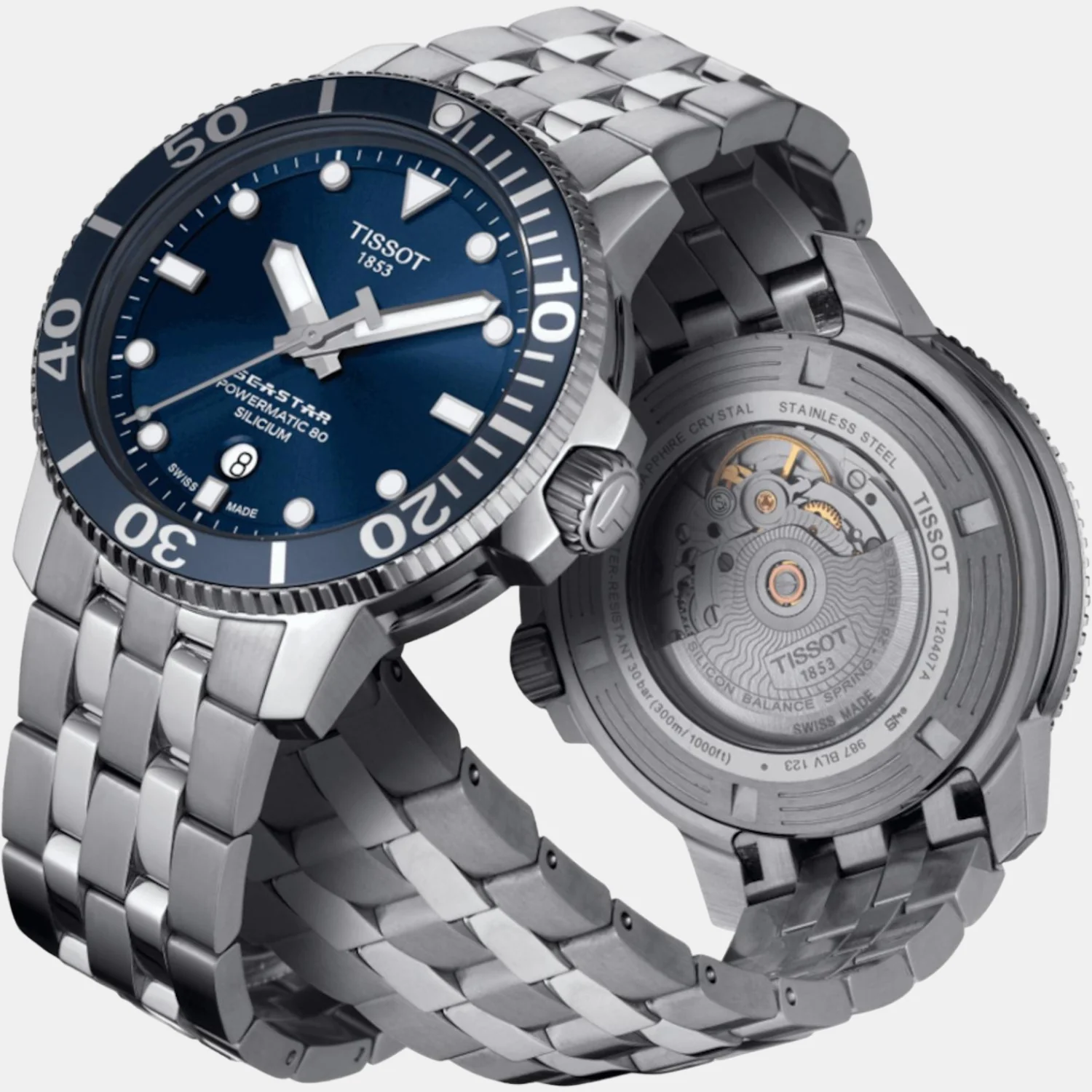 Seastar Men Analog Stainless Steel Watch T1204071104101 - Image 3