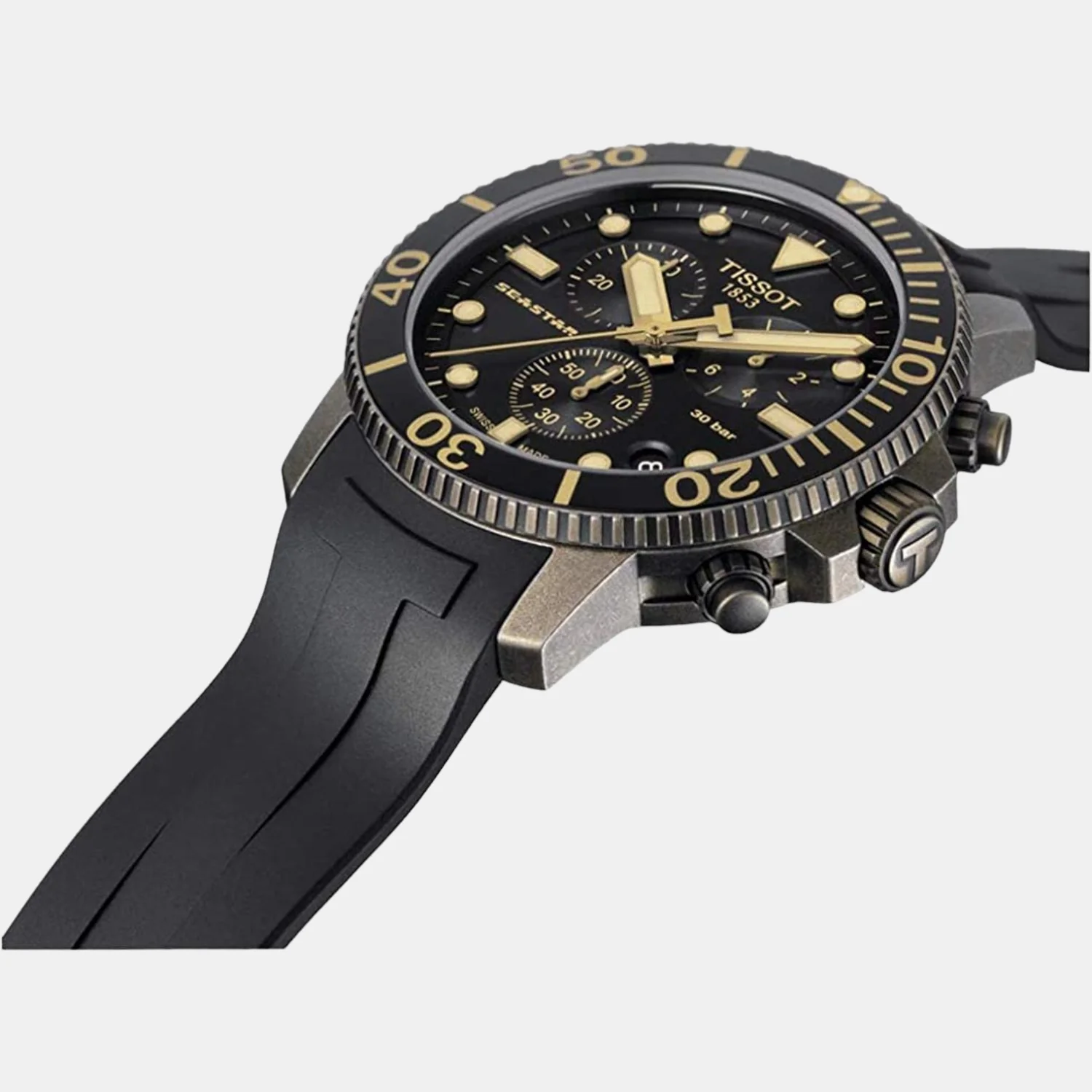 Seastar Men Chronograph Silicon Watch T1204173705101 - Image 4