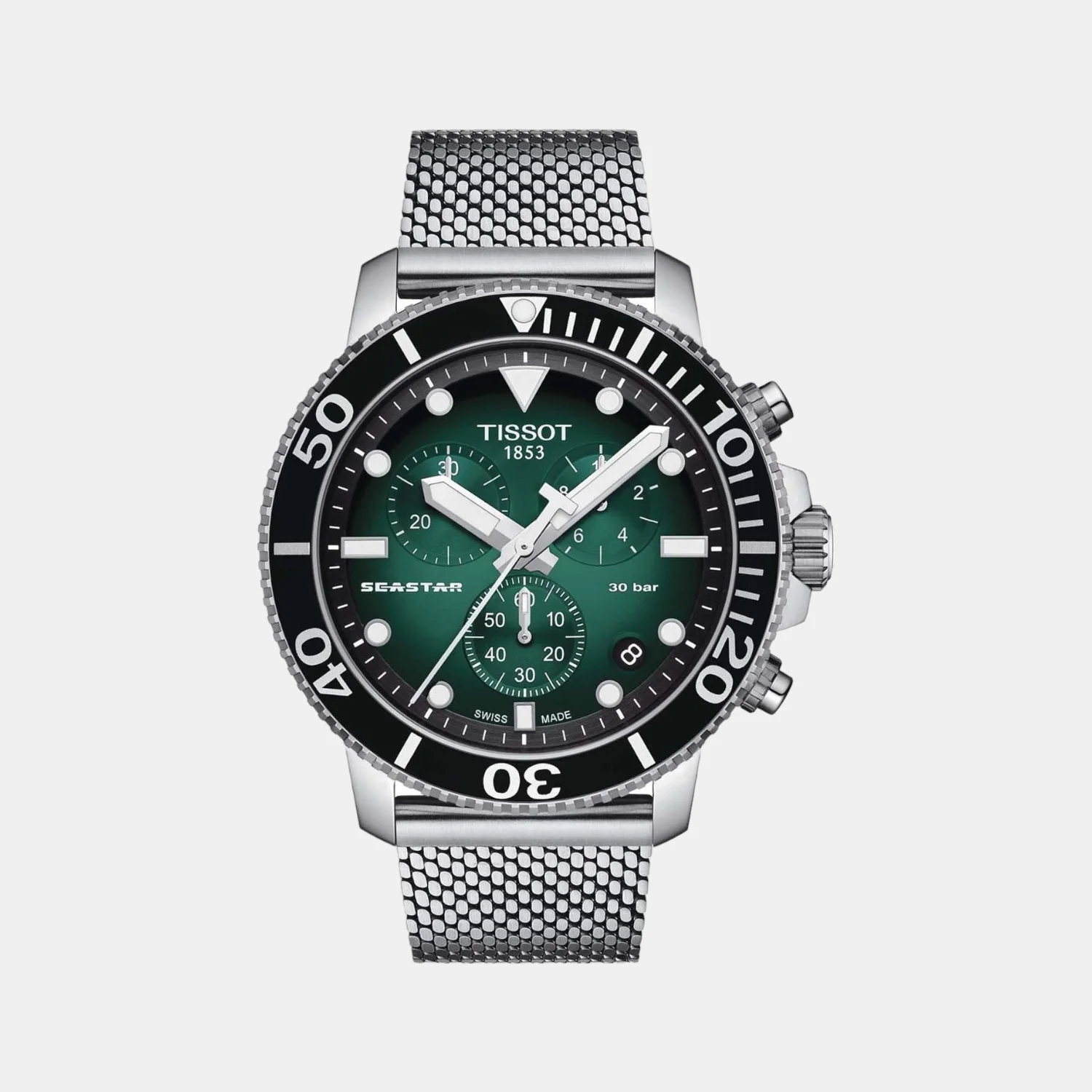 Seastar Men Stainless Steel Chronograph Watch T1204171109100