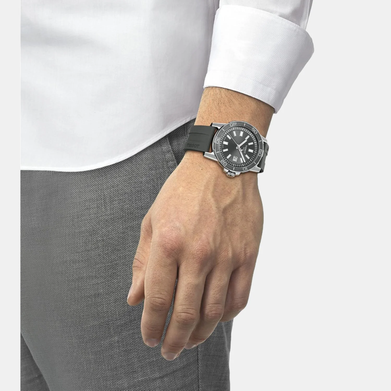 Supersport Chrono Men Analog Stainless Steel Watch T1256101708100 - Image 4