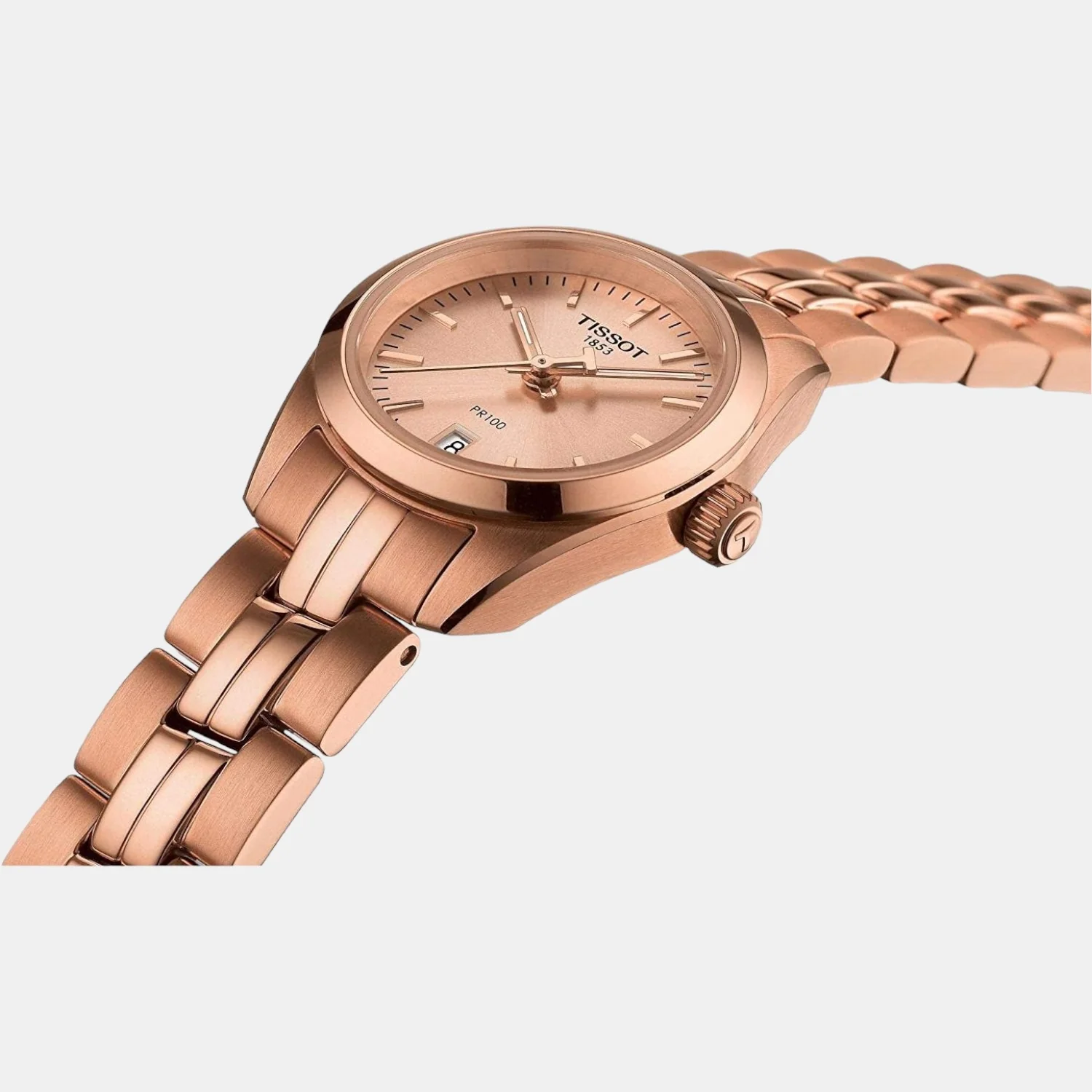 PR 100 Women Pink Analog Stainless Steel Watch T1010103345100 - Image 3