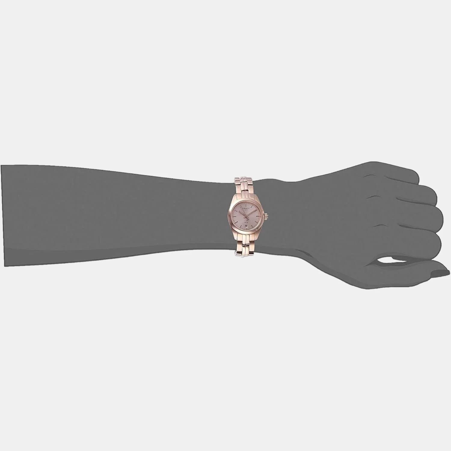 PR 100 Women Pink Analog Stainless Steel Watch T1010103345100 - Image 6