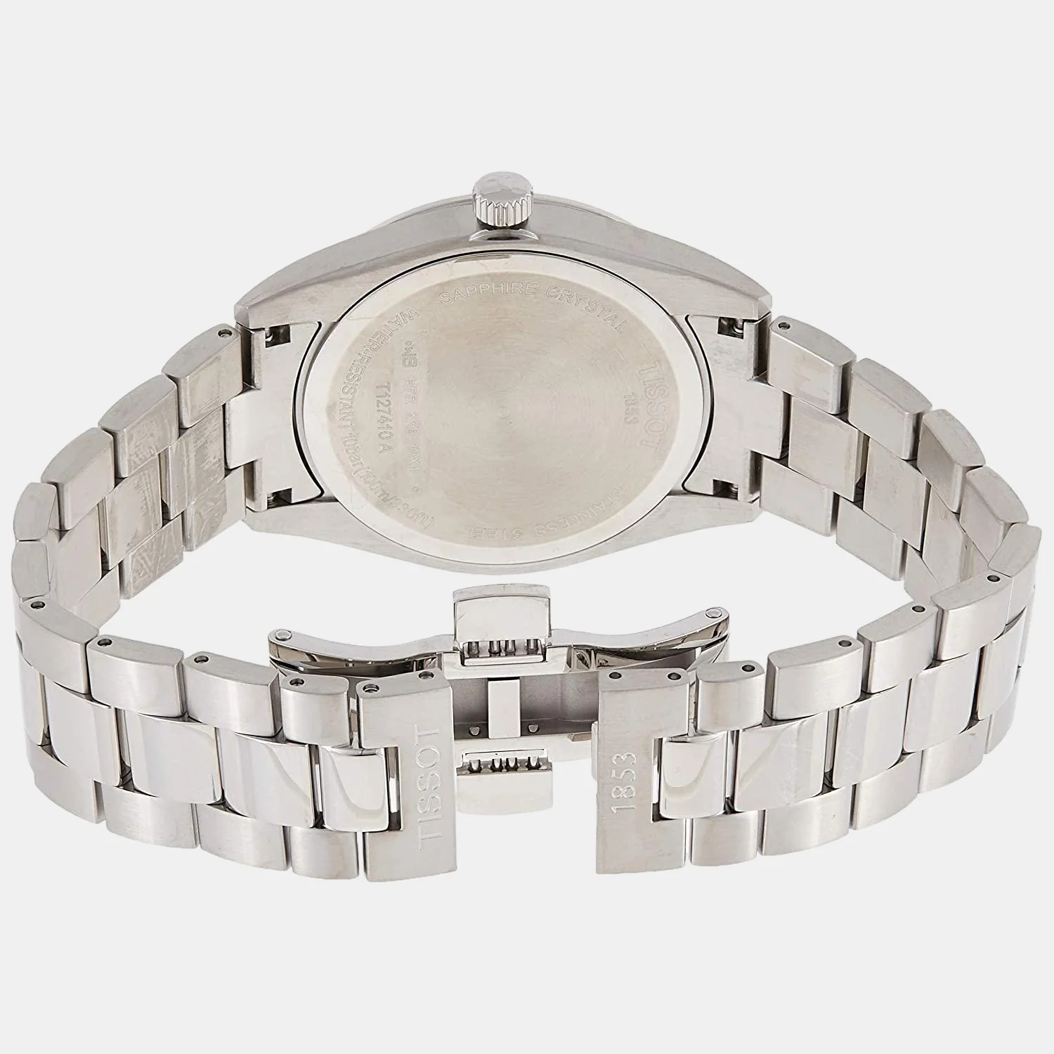 Gentleman Men Analog Stainless Steel Watch T1274101103100 - Image 2