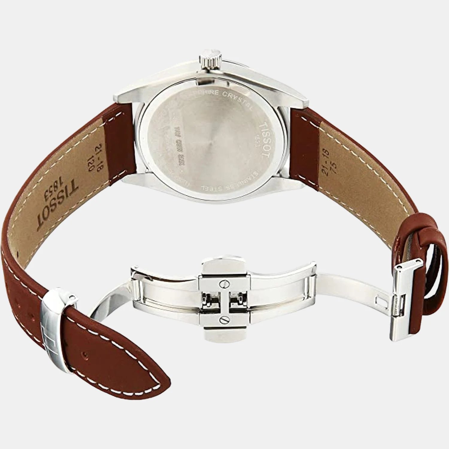 Gentleman Men Analog Leather Watch T1274101603100 - Image 3