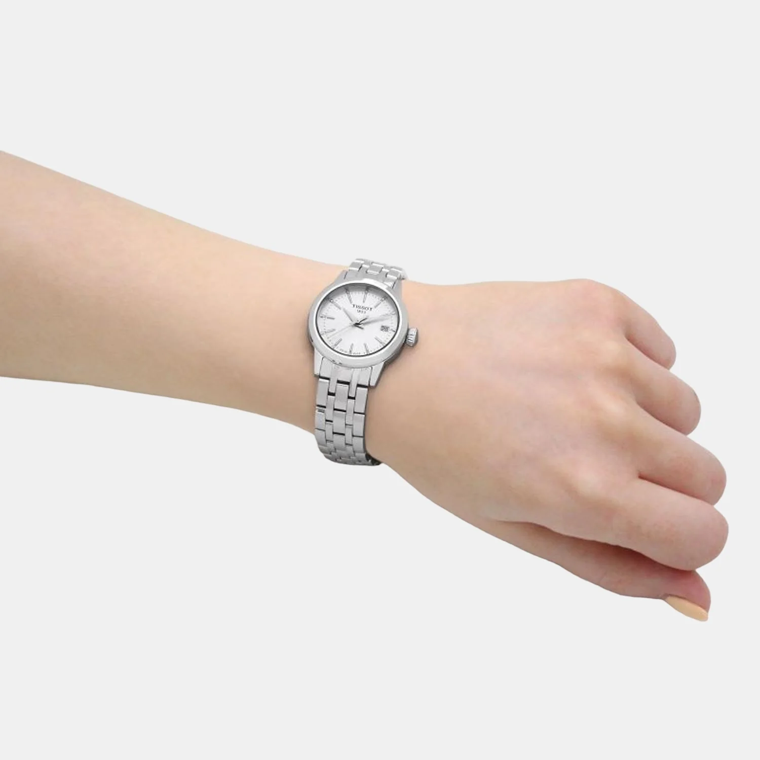 Classic Women Quartz Silver Dial Analog Stainless Steel Watch T1292101103100 - Image 4