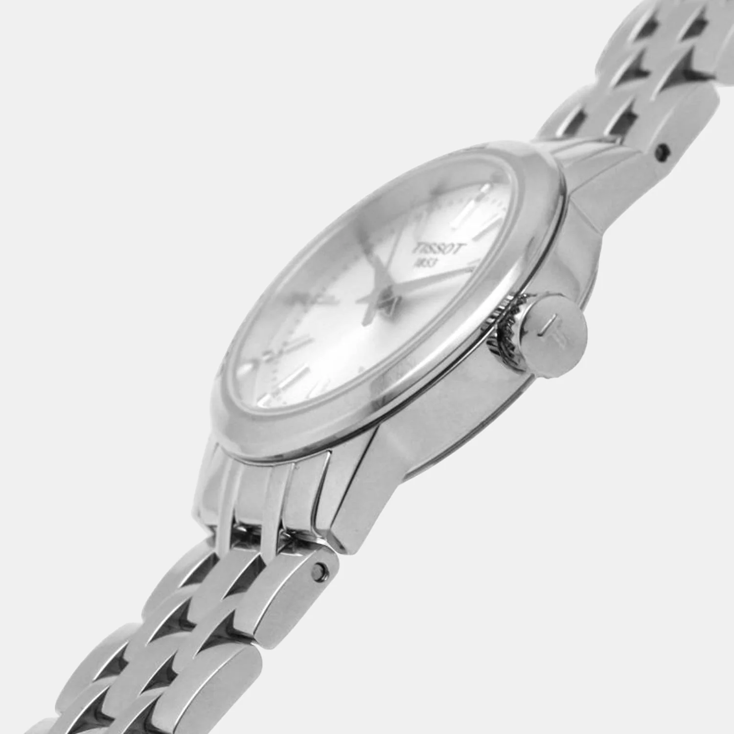 Classic Women Quartz Silver Dial Analog Stainless Steel Watch T1292101103100 - Image 5