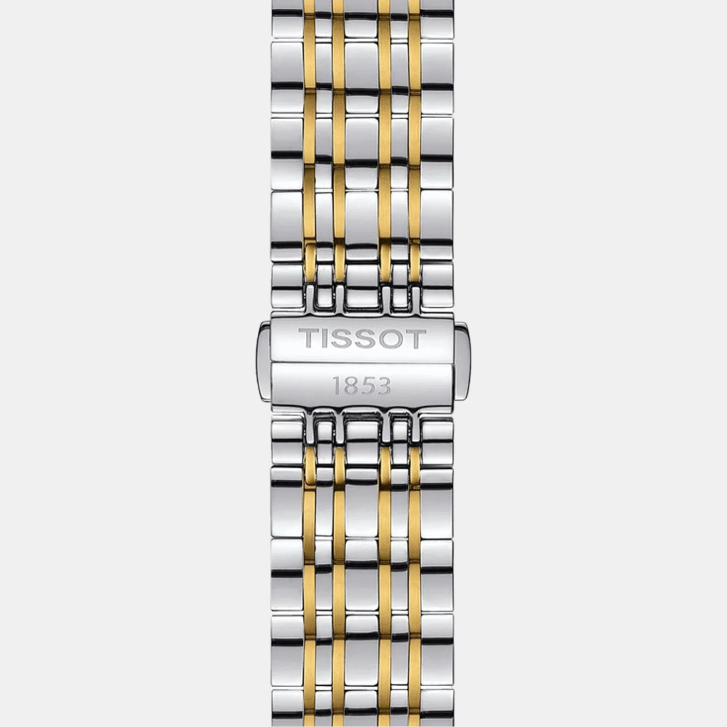 Men White Analog Stainless Steel Watch T0854102201300 - Image 2