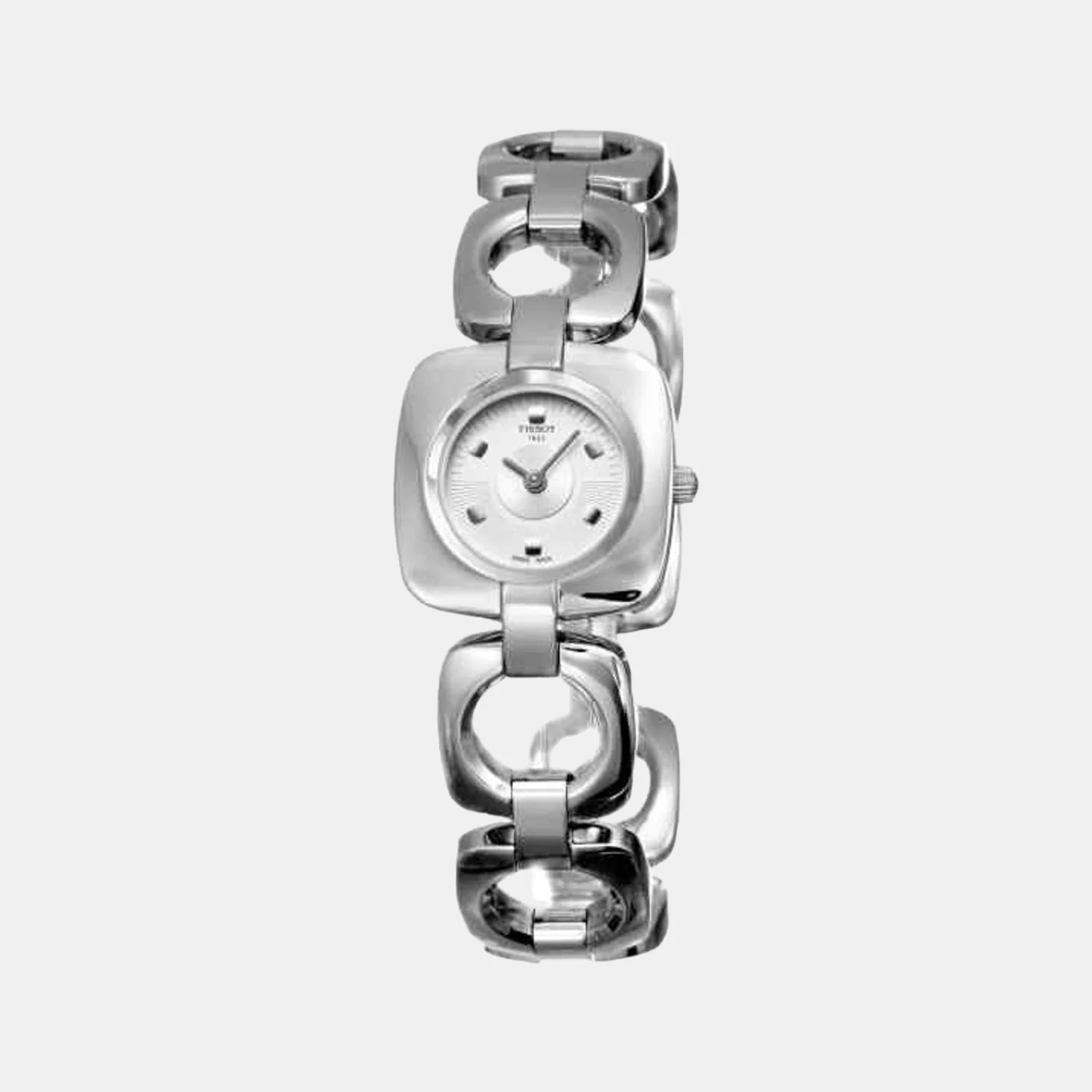 Women White Analog Stainless Steel Watch T0201091103100
