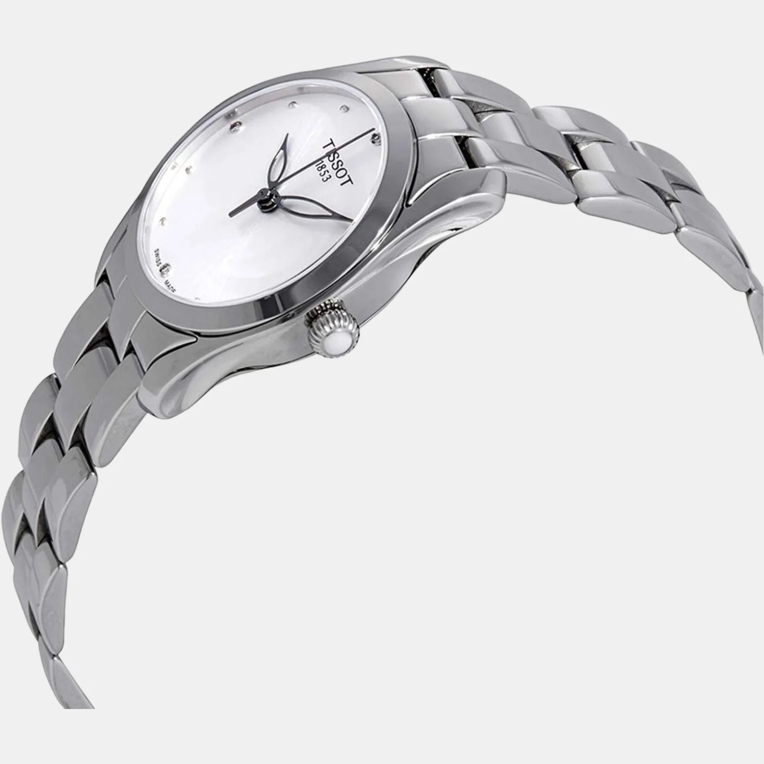 T-Wave Women Quartz Silver Dial Analog Watch T1122101103600 - Image 2