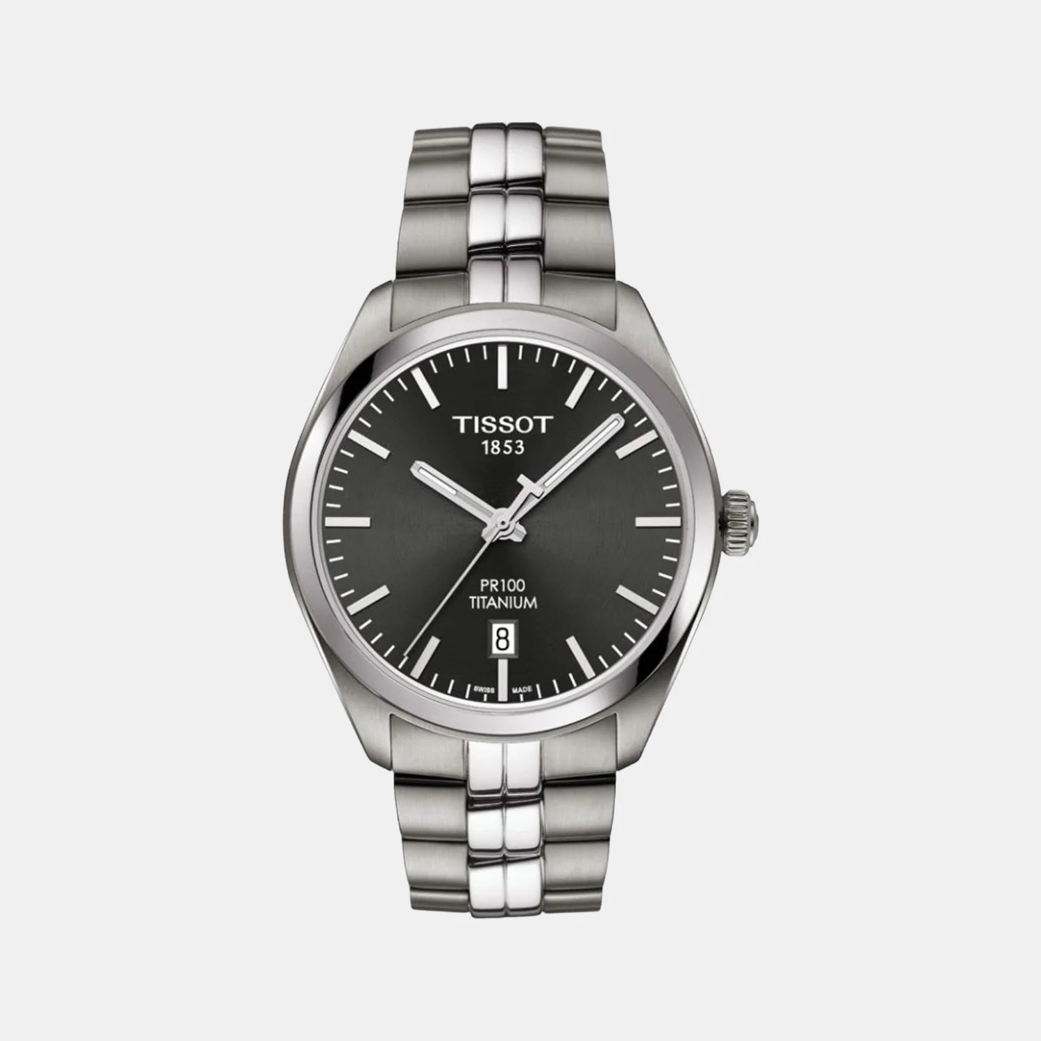PR 100 Men Analog Stainless Steel Watch T1014104406100