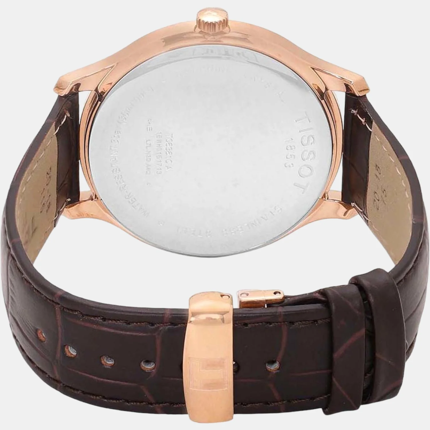 Tradition Men Quartz Silver Dial Analog Leather Watch T0636103603700 - Image 3