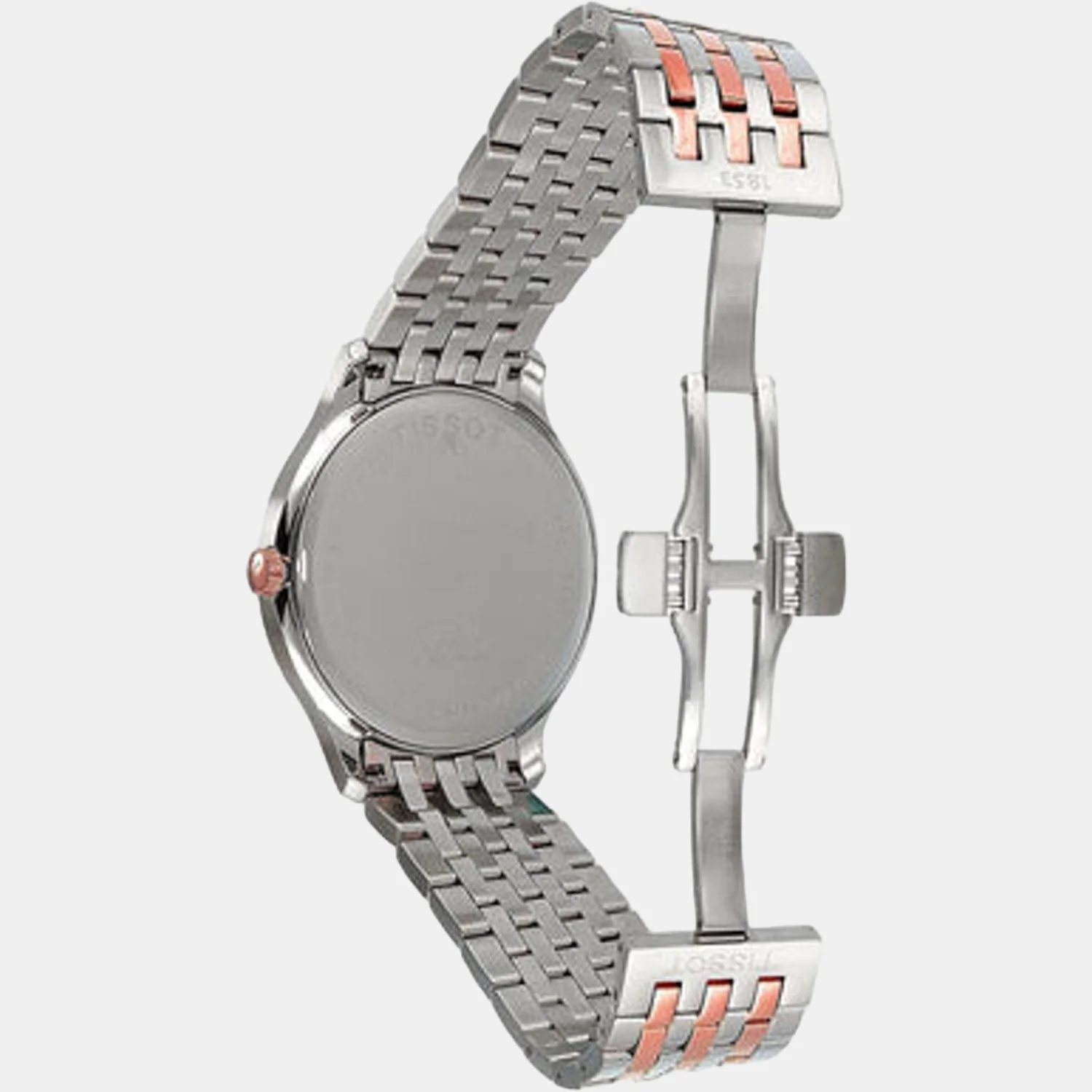 Tradition Men Quartz Silver Dial Analog Stainless Steel Watch T0636102203701 - Image 3