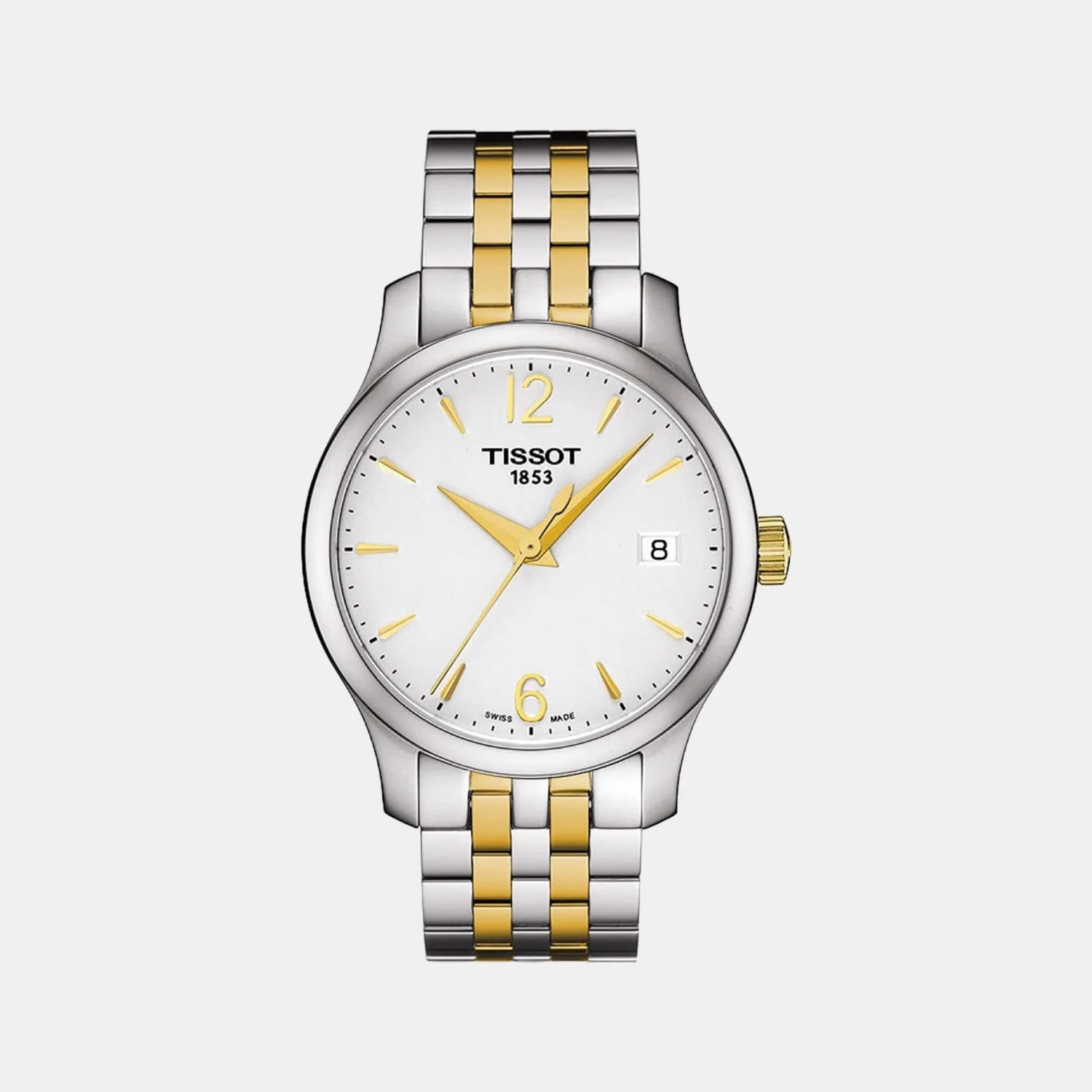 Tradition Women Quartz Silver Dial Analog Stainless Steel Watch T0632102203700
