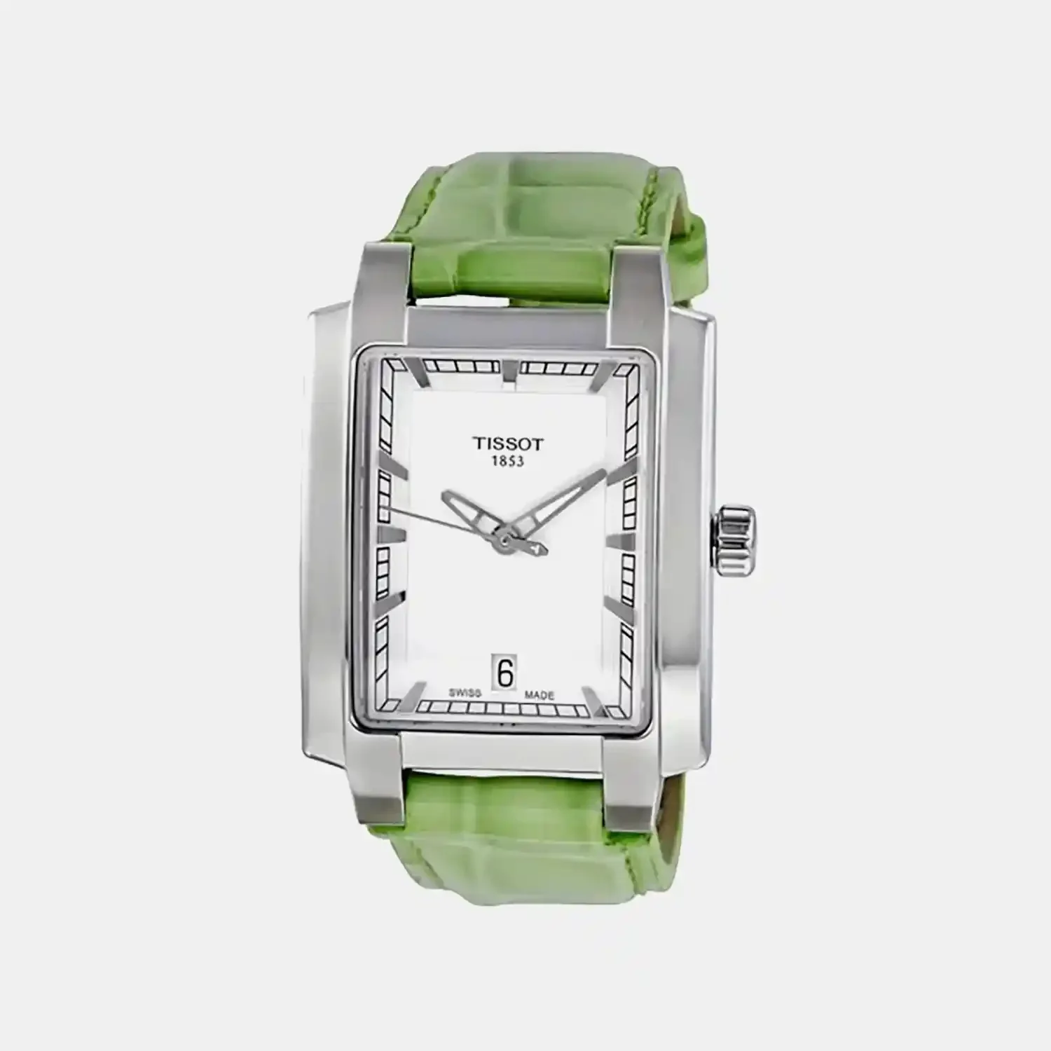 Women Quartz White Dial Analog Leather Watch T0613101603103 - Image 2