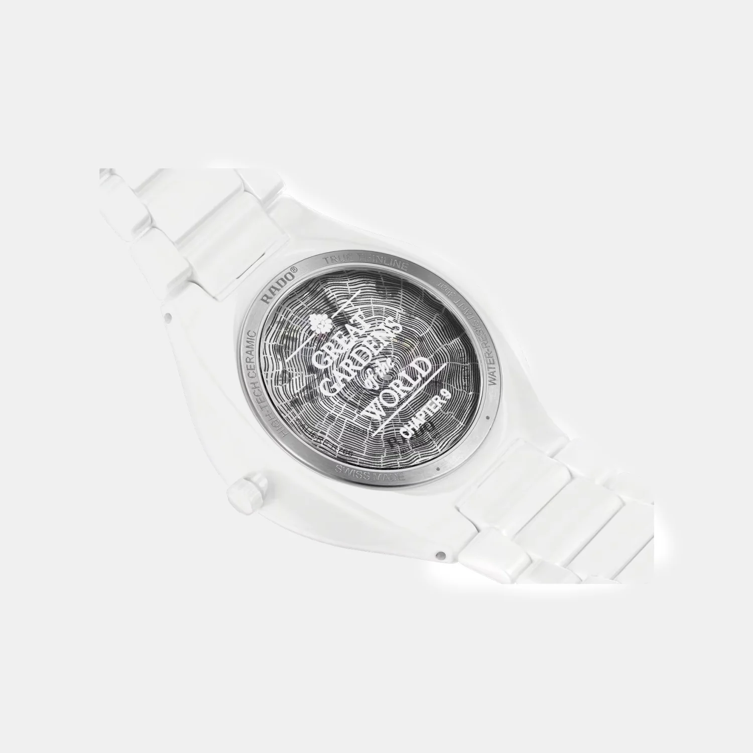 True Round Thinline X Great Gardens of the World Men Quartz White MOP Dial Ceramic Watch R27118902 - Image 4