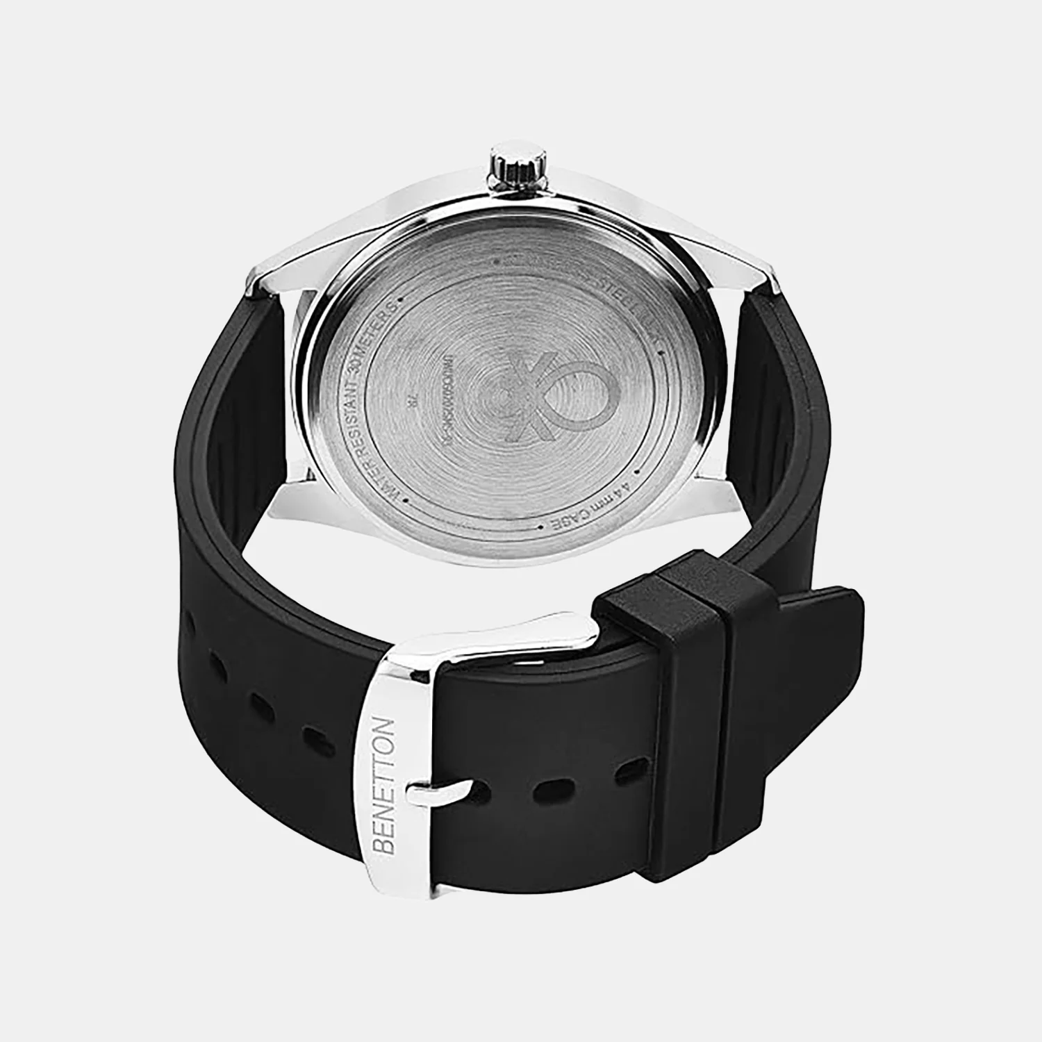 Iconic Men Quartz Light Grey Dial Analog Silicone Watch UWUCG0202 - Image 4