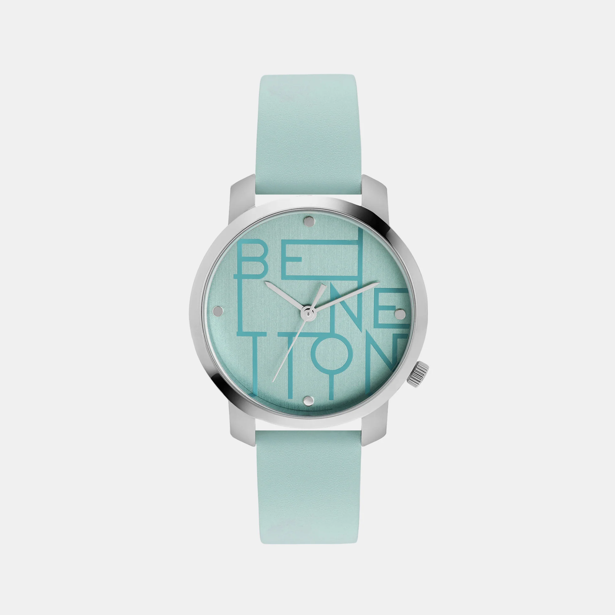 Iconic Women Quartz Blue Dial Analog Leather Watch UWUCL0704