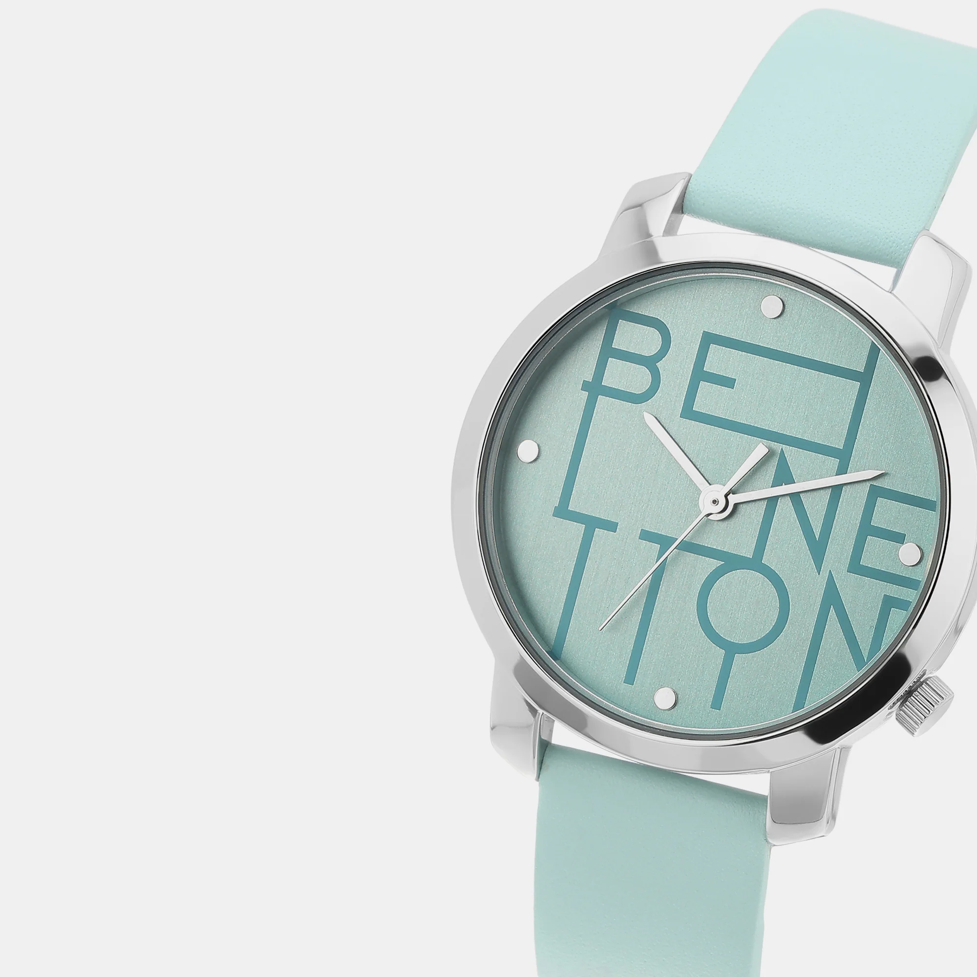 Iconic Women Quartz Blue Dial Analog Leather Watch UWUCL0704 - Image 2