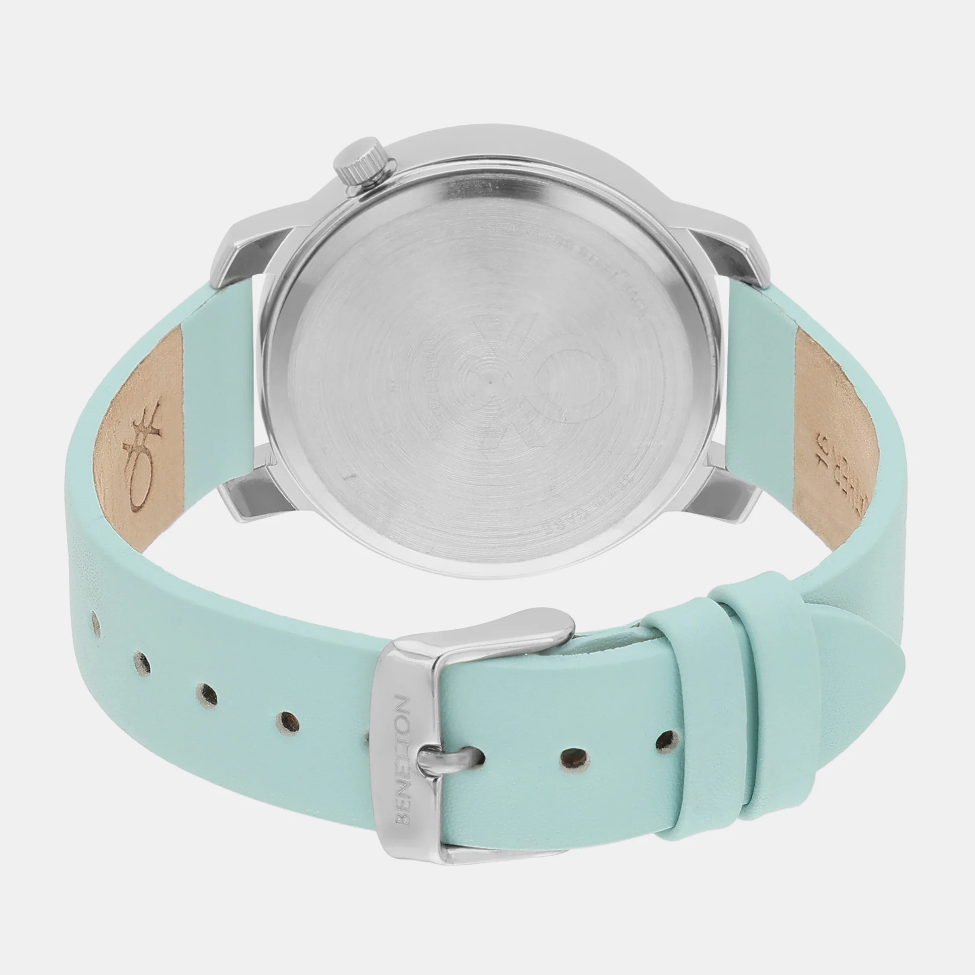 Iconic Women Quartz Blue Dial Analog Leather Watch UWUCL0704 - Image 4