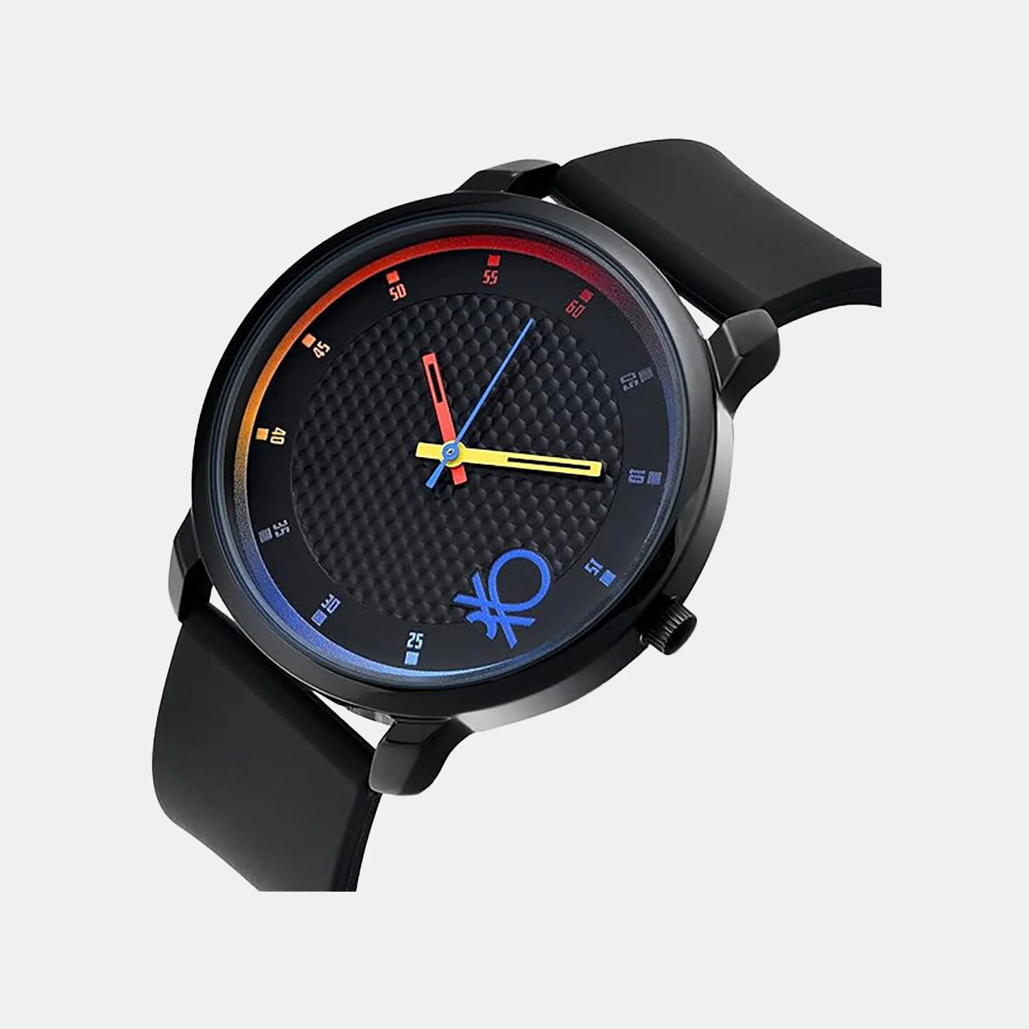 Signature Men Quartz Black Dial Analog Silicone Watch UWUCG0401 - Image 2