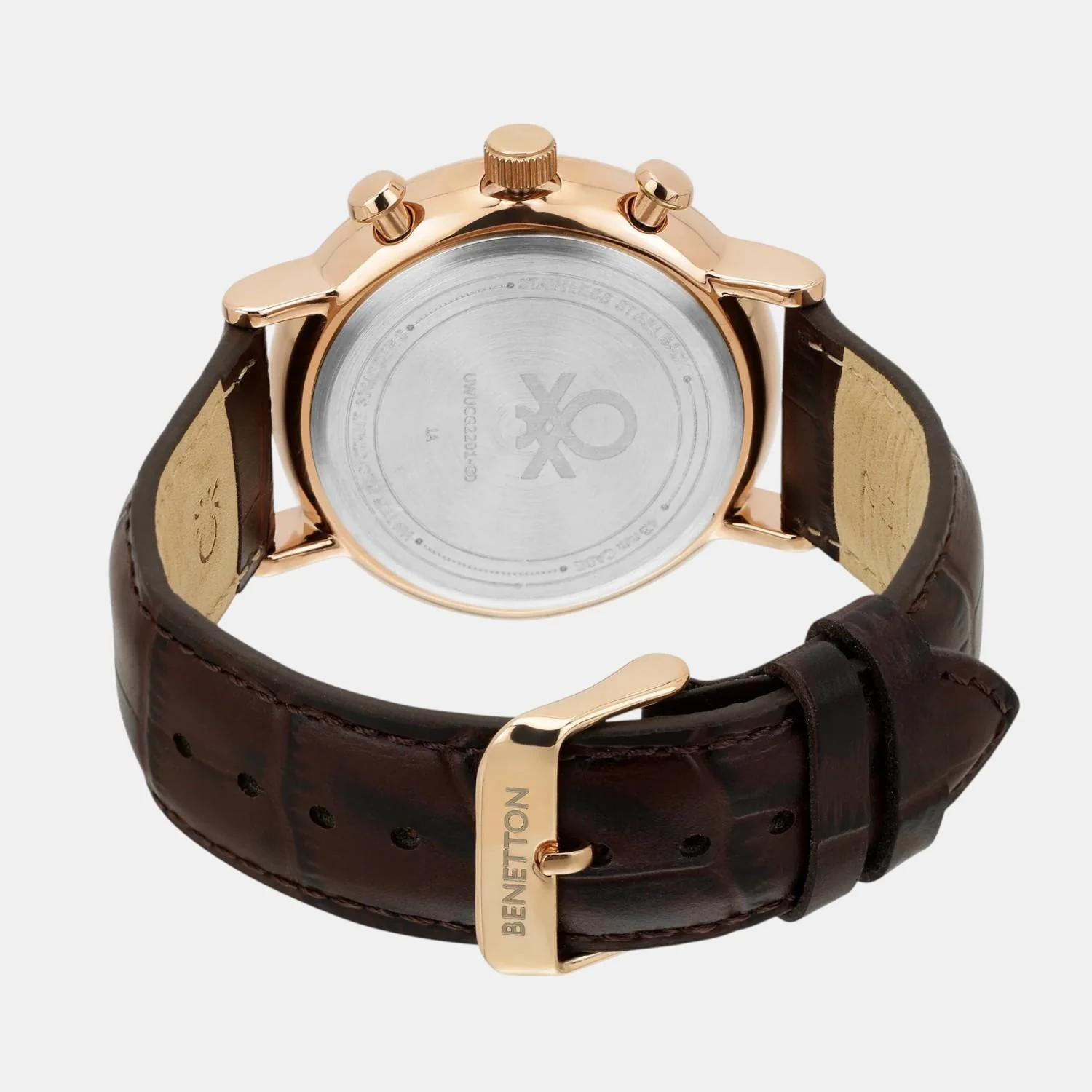 Signature Men Quartz Black Dial Multi-Function Leather Watch UWUCG2201 - Image 5