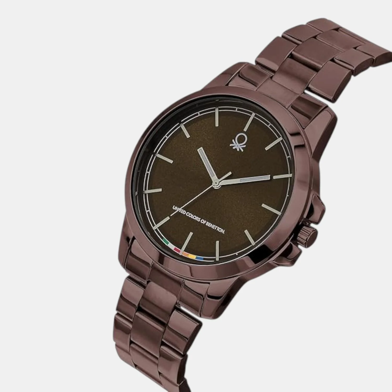 Signature Men Quartz Brown Dial Analog Stainless Steel Watch UWUCG2101 - Image 2