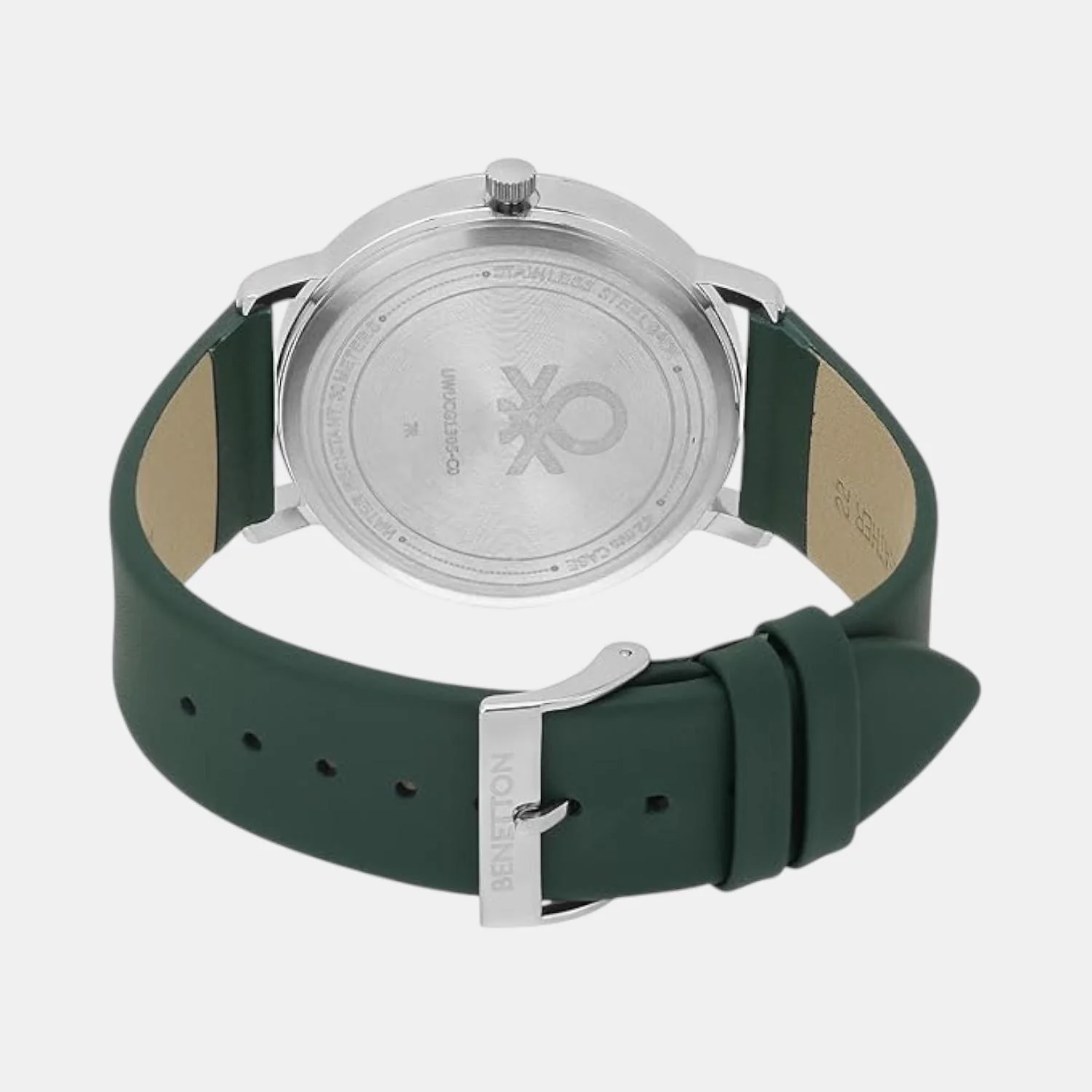 Signature Men Quartz Green Dial Analog Leather Watch UWUCG1305 - Image 4