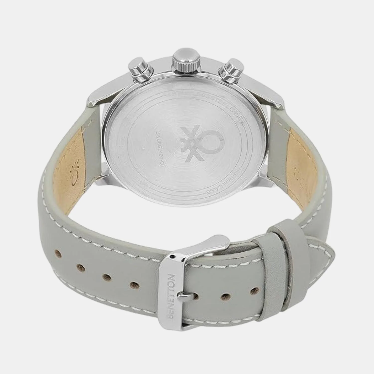 Signature Men Quartz Silver Dial Multi-Function Leather Watch UWUCG2400 - Image 5