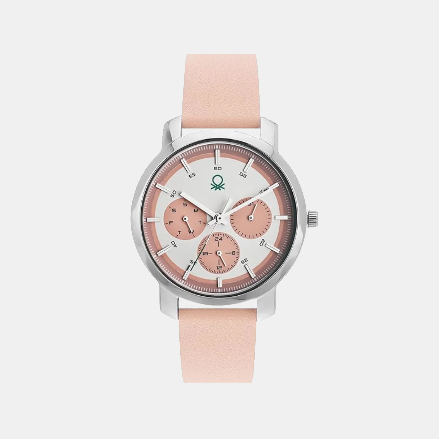 Signature Women Quartz Pink Dial Analog Leather Watch UWUCL0501 - Image 2