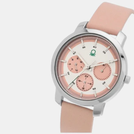 Signature Women Quartz Pink Dial Analog Leather Watch UWUCL0501 - Image 4