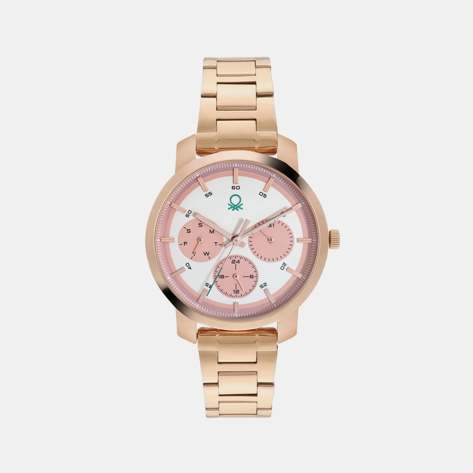 Signature Women Quartz Pink Dial Analog Stainless Steel Watch UWUCL0503