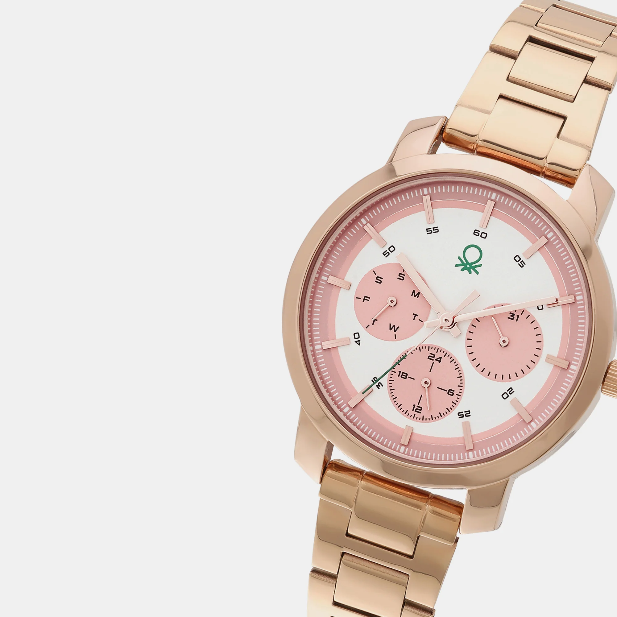 Signature Women Quartz Pink Dial Analog Stainless Steel Watch UWUCL0503 - Image 2