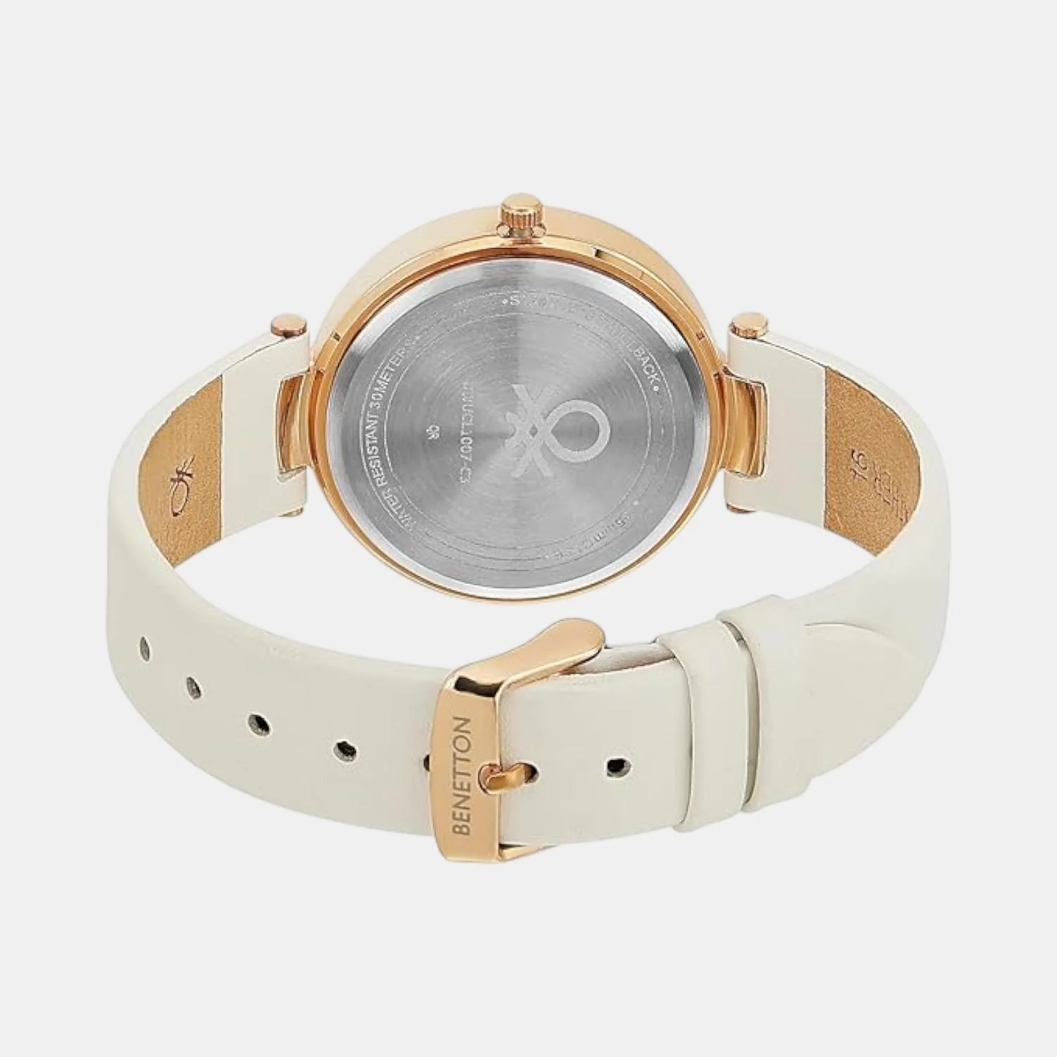 Signature Women Quartz Pink Dial Multi-Function Leather Watch UWUCL1007 - Image 4