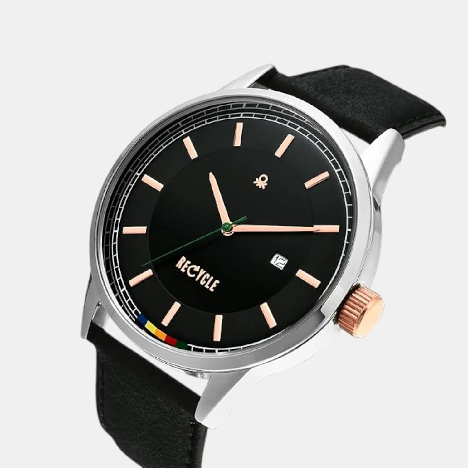 Social Men Quartz Black Dial Analog Leather Watch UWUCG0101 - Image 2