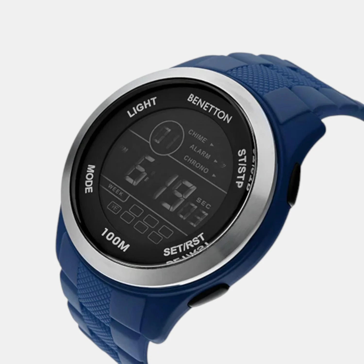 Sport Unisex Quartz Black Dial Digital Silicone Watch UWUCG0503 - Image 2