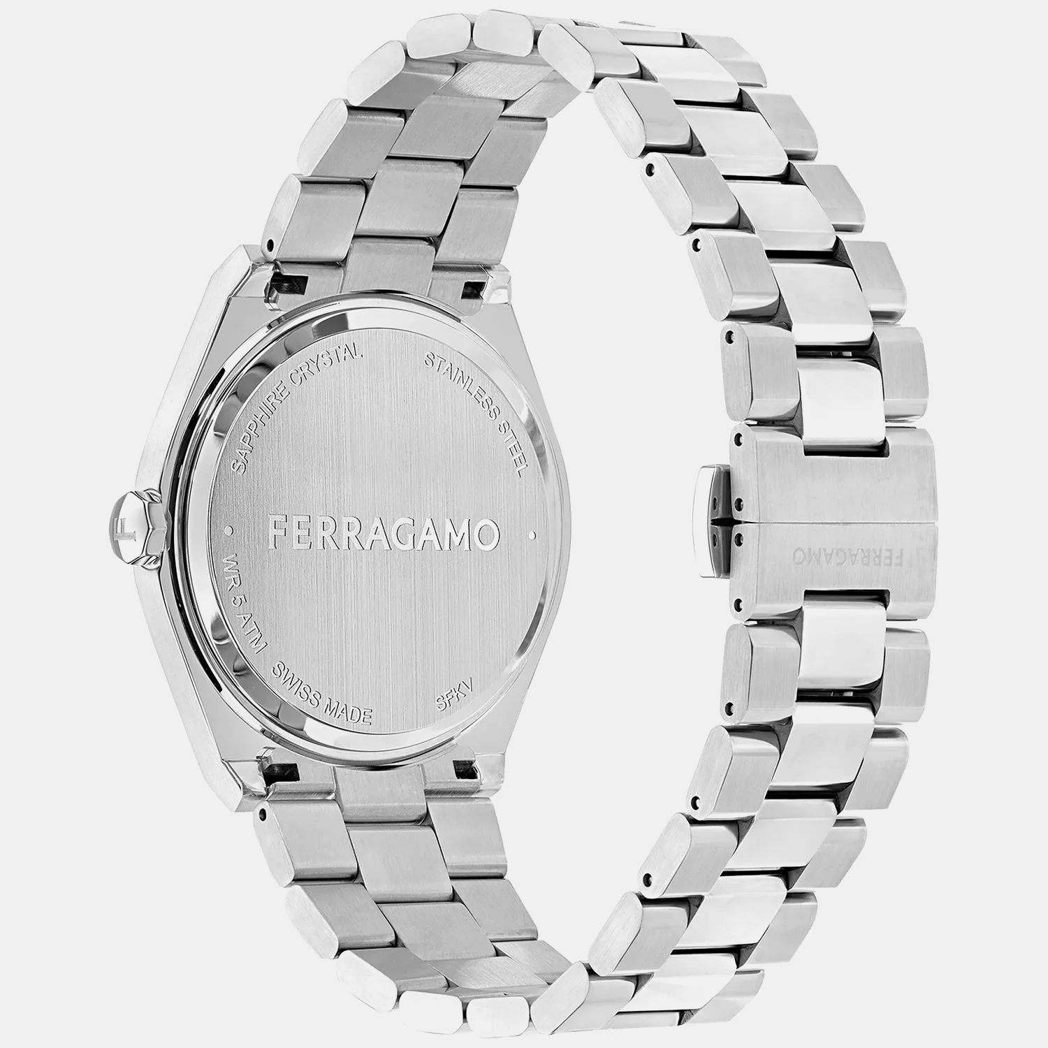 Vega Men Quartz Black Dial Analog Stainless Steel Watch SFKV00525 - Image 3