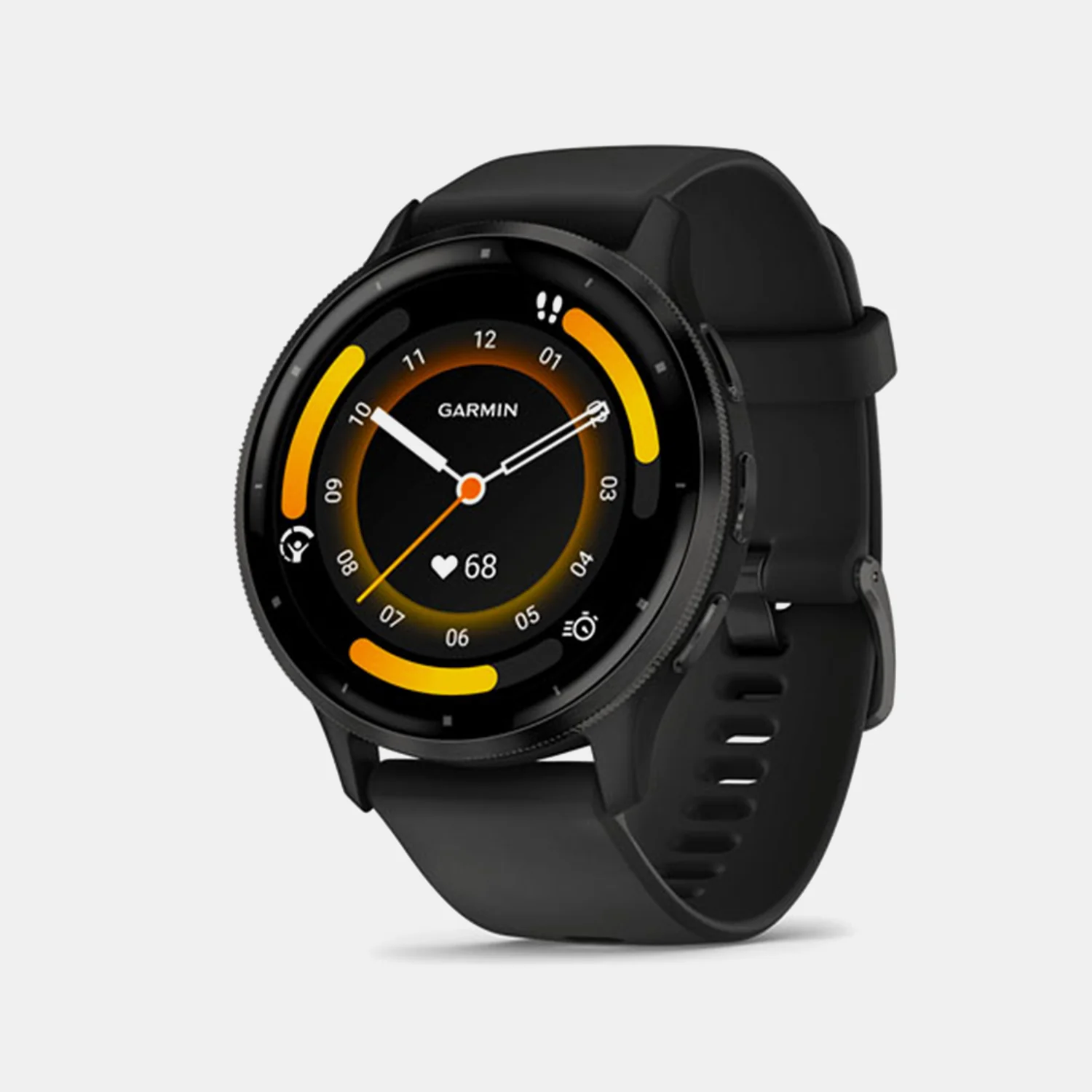 Venu 3 Unisex Black Dial Digital Silicone Watch 010-02784-51 - Image 3