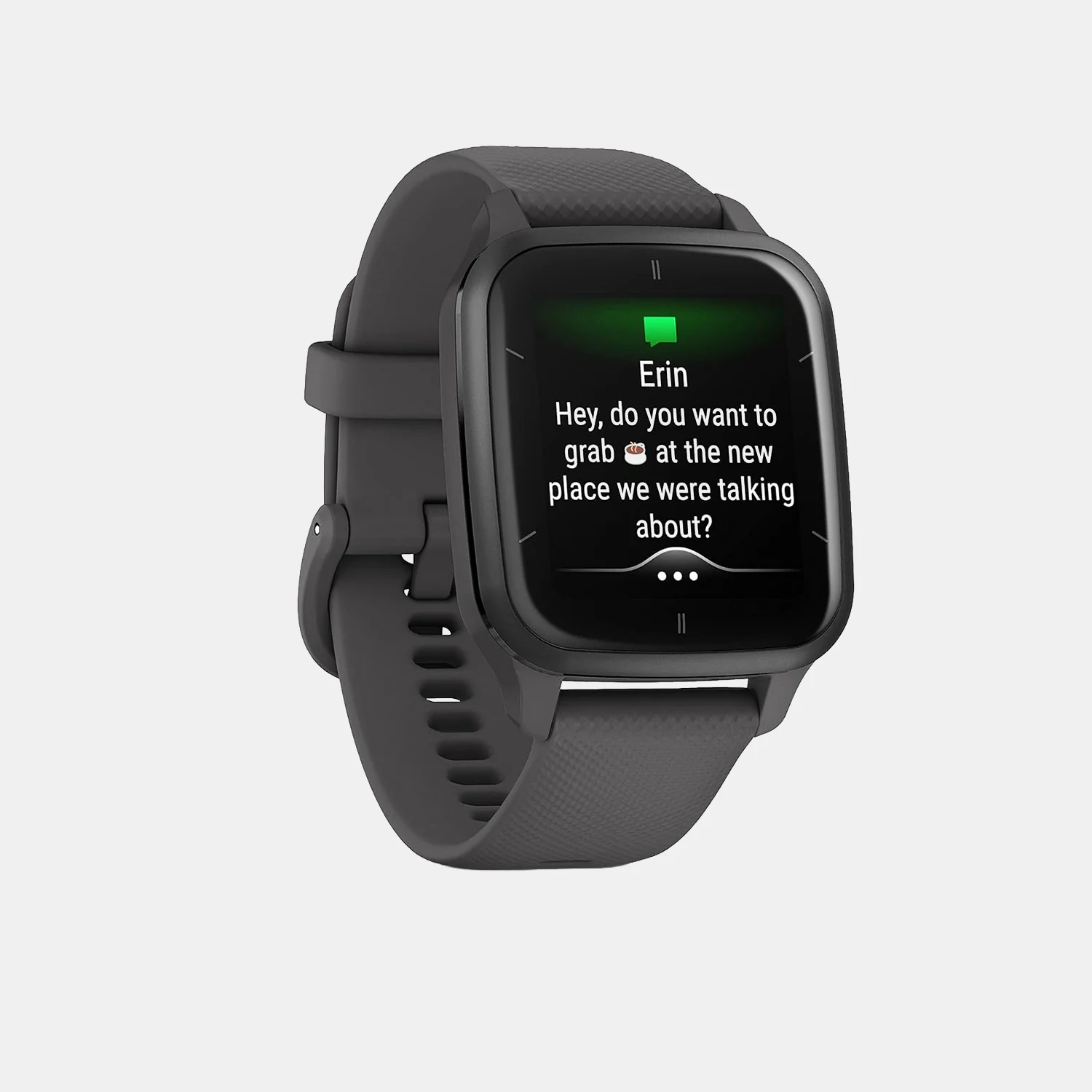 Venu SQ 2 Unisex Black Dial Digital Silicone Watch 010-02701-80 - Image 3