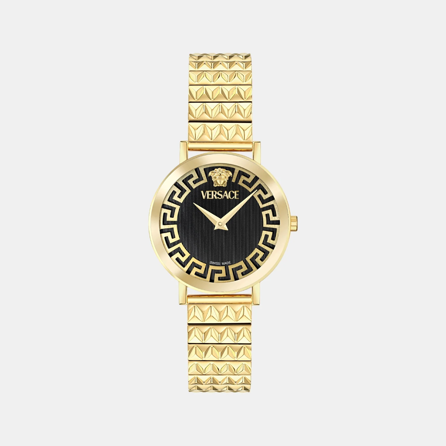 Daedalus Women Quartz Black Dial Analog Stainless Steel Watch VE9A00524