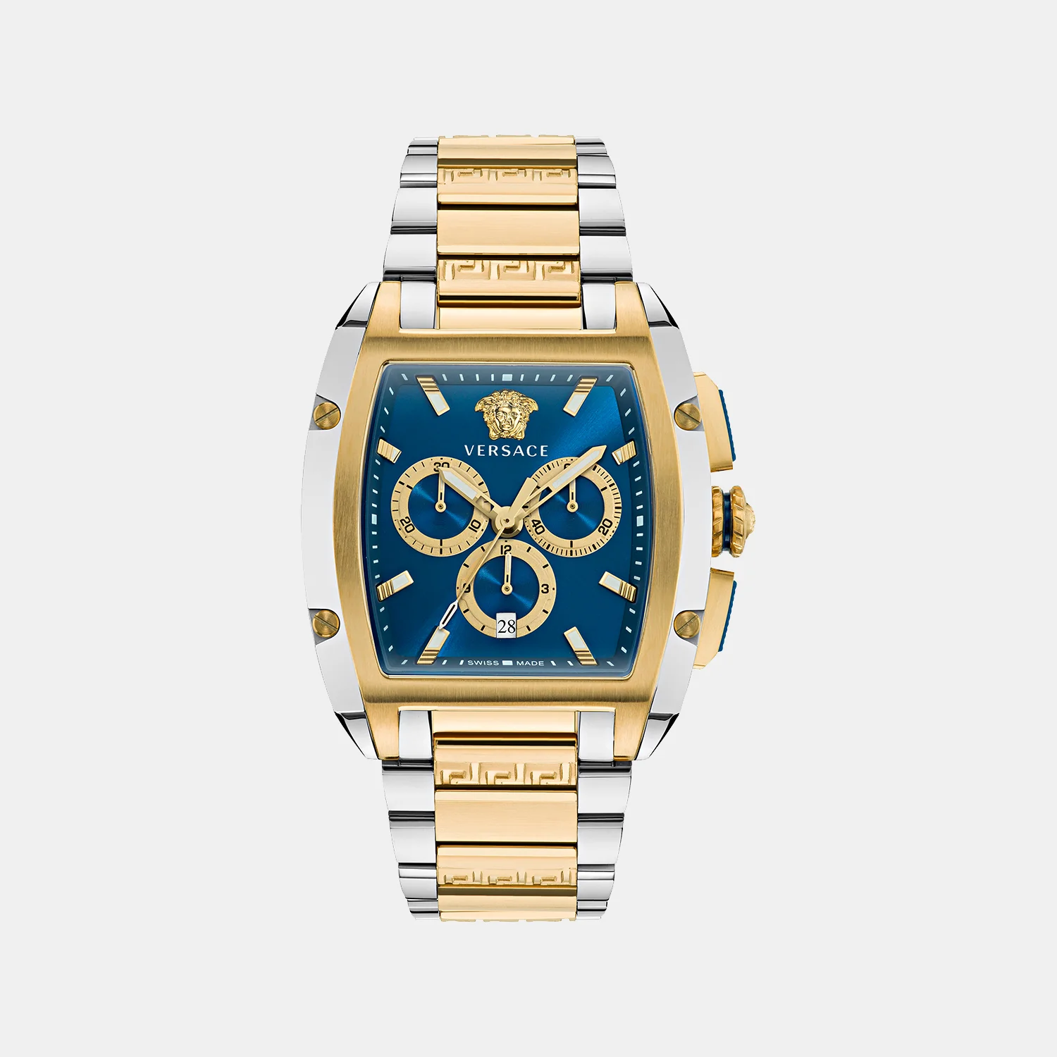 Dominus Men Quartz Blue Dial Chronograph Stainless Steel Watch VE6H00723 - Image 2