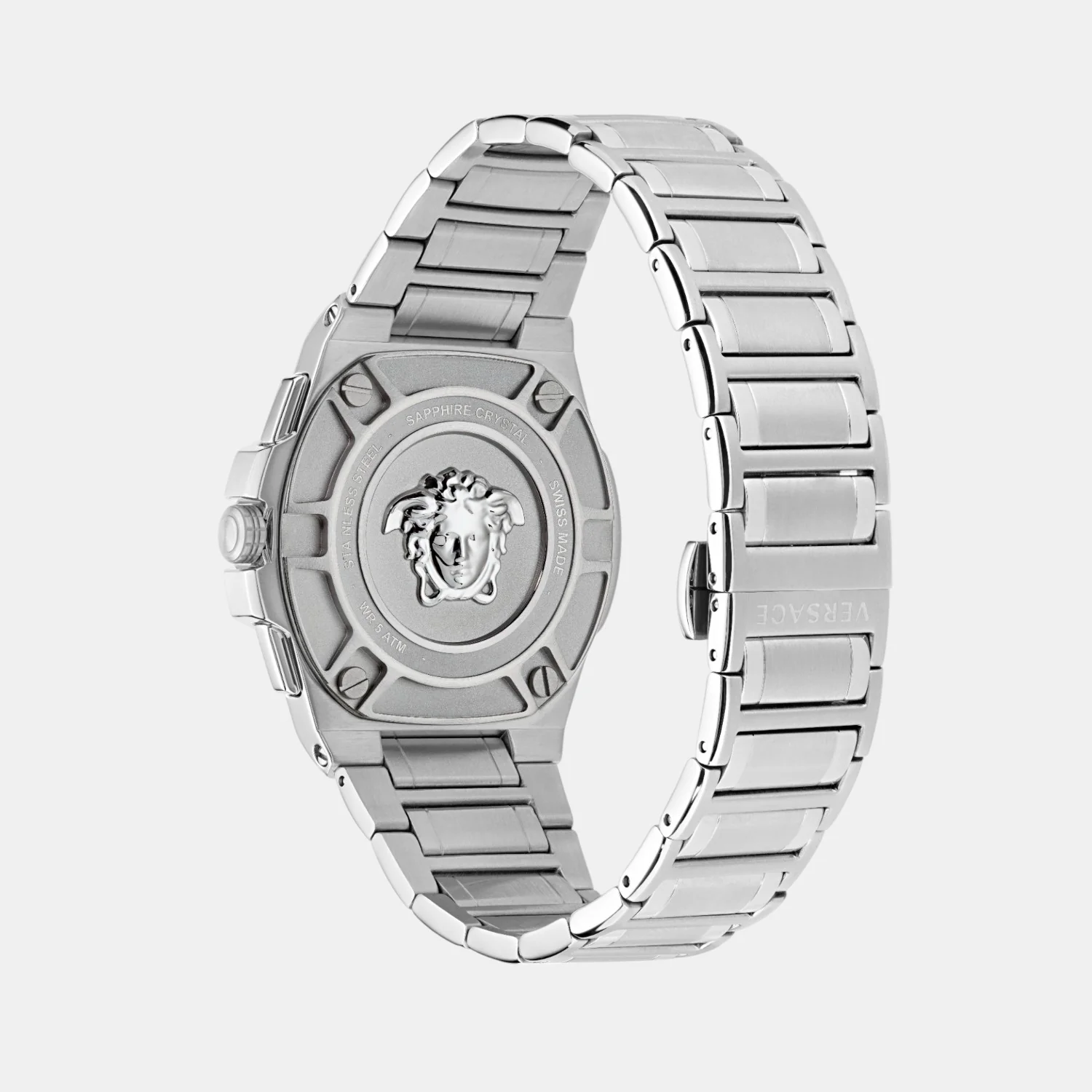 Greca Extreme Men Quartz Blue Dial Chronograph Stainless Steel Watch VE7H00423 - Image 3
