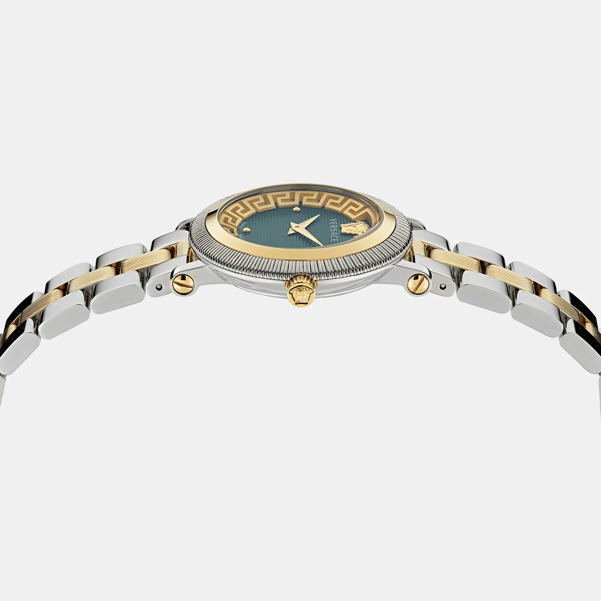 Greca Flourish Women Quartz Green Dial Analog Stainless Steel Watch VE7F00523 - Image 7