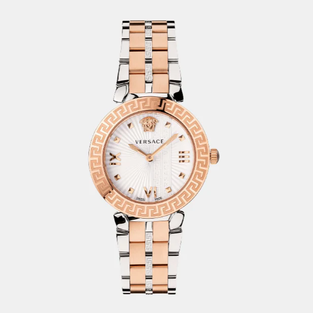 Greca Women Quartz Silver Dial Analog Stainless Steel Watch VEZ600723 - Image 2
