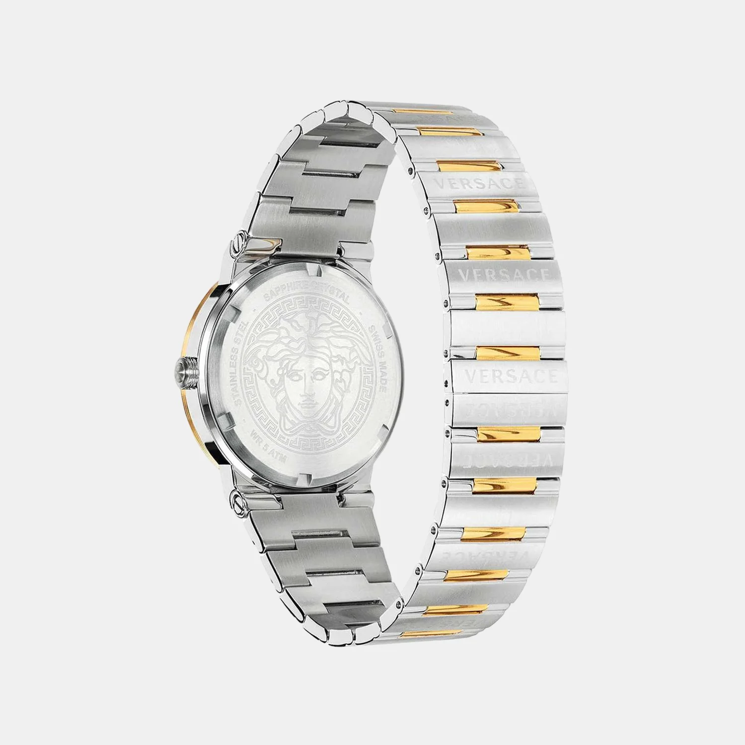 Greca Logo-VI Men Quartz Green Dial Analog Stainless Steel Watch VEVI00420 - Image 3