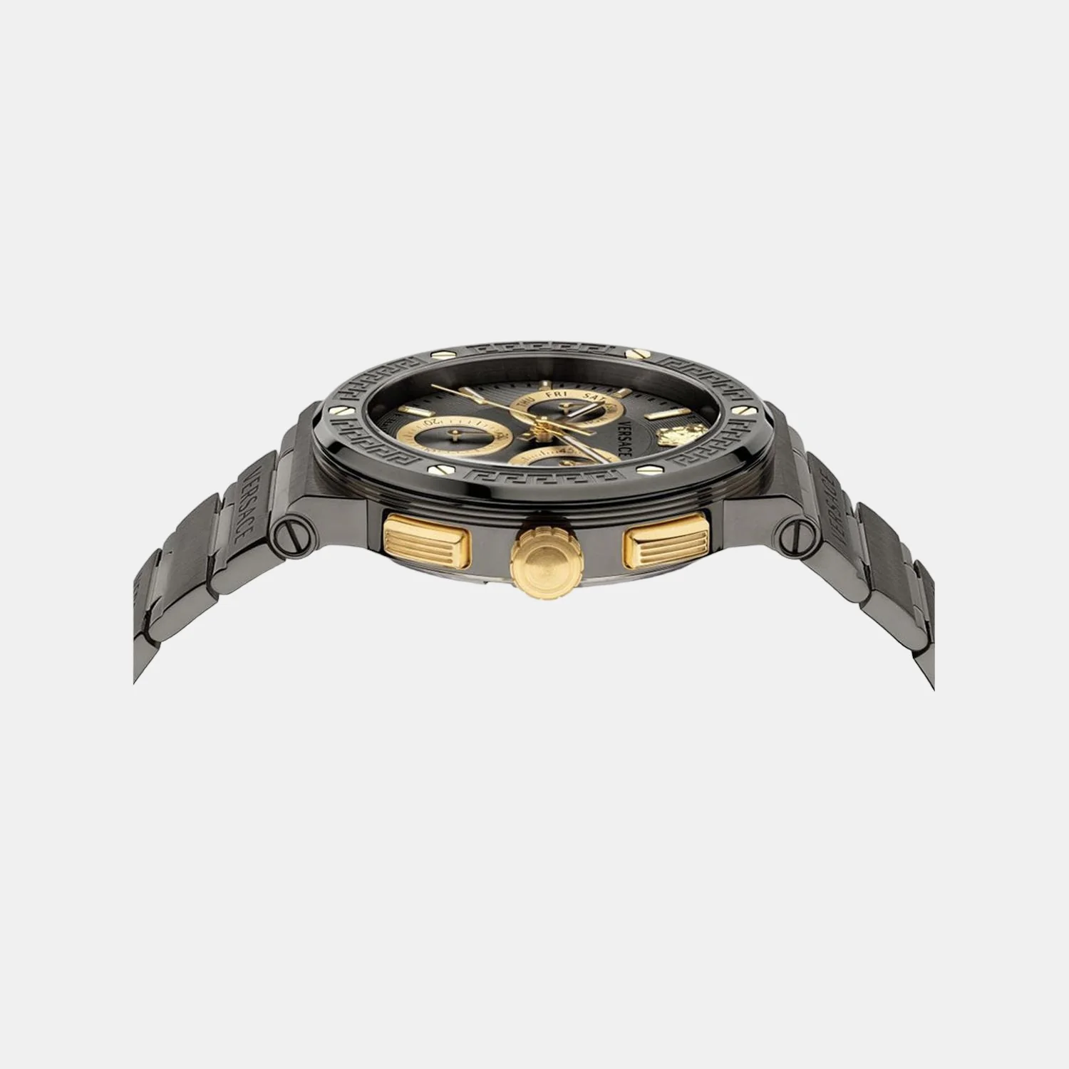 Greca Men Quartz Grey Dial Chronograph Stainless Steel Watch VEZ900521 - Image 3
